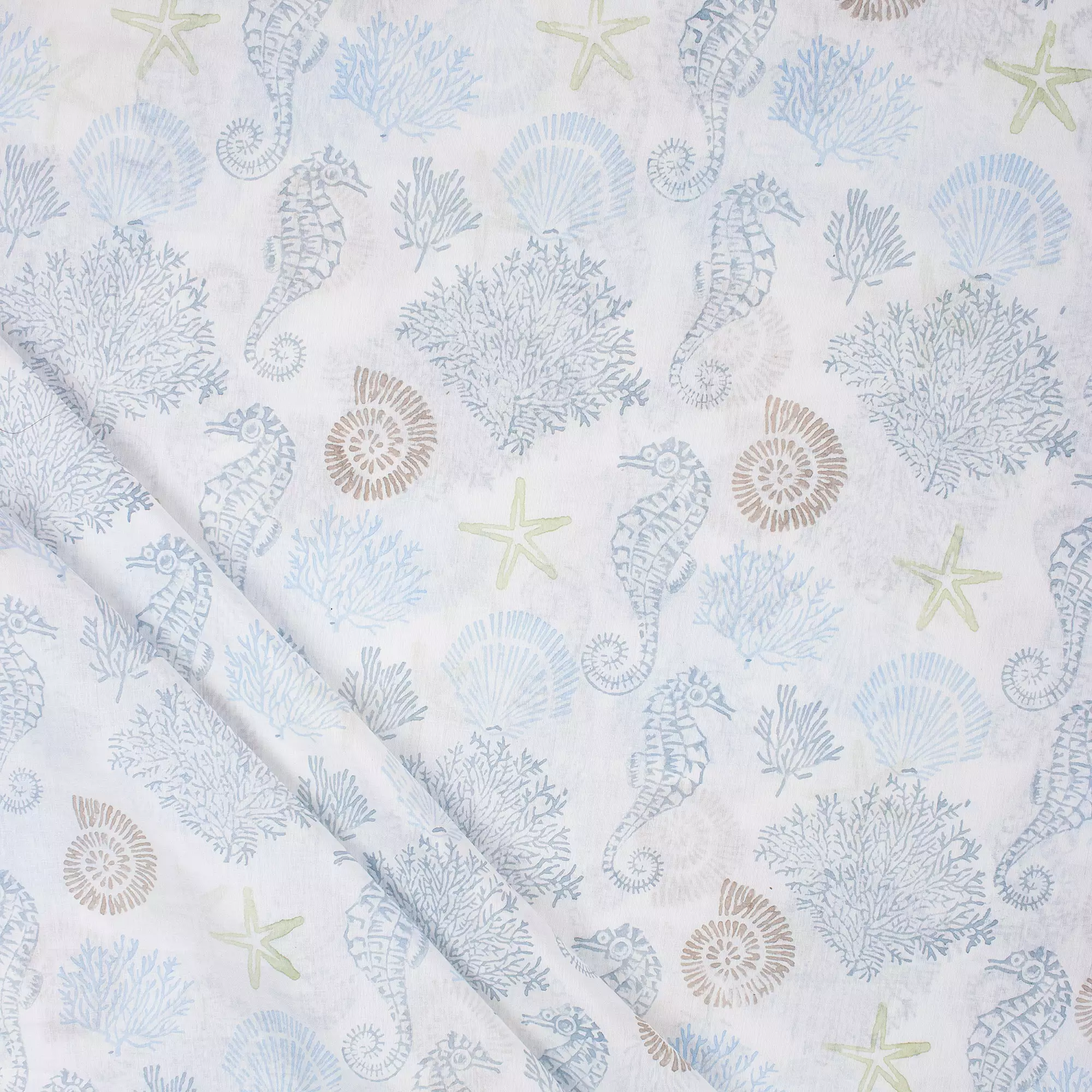 Hand Block Printed Cotton Fabric