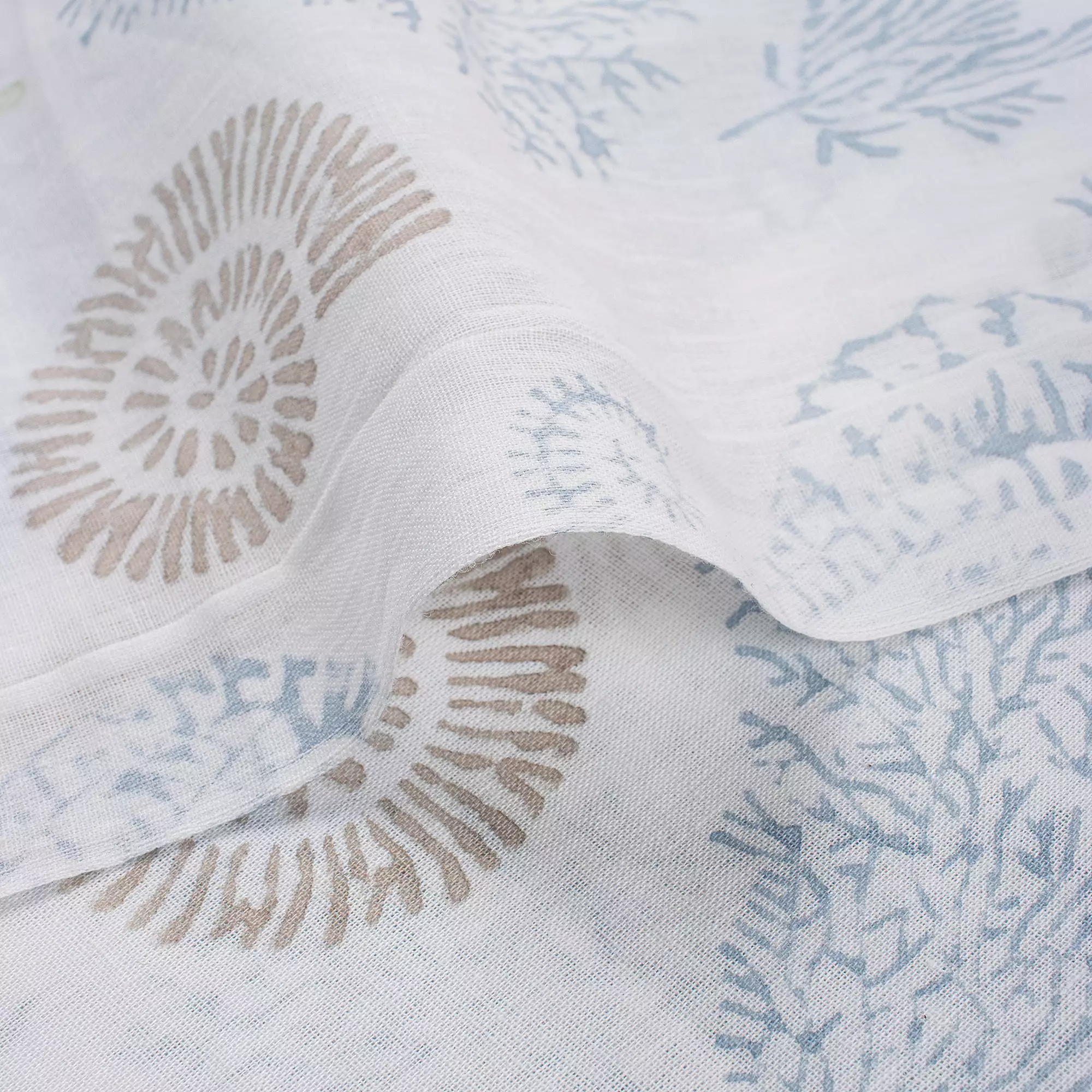 Hand Block Printed Cotton Fabric - Image 2