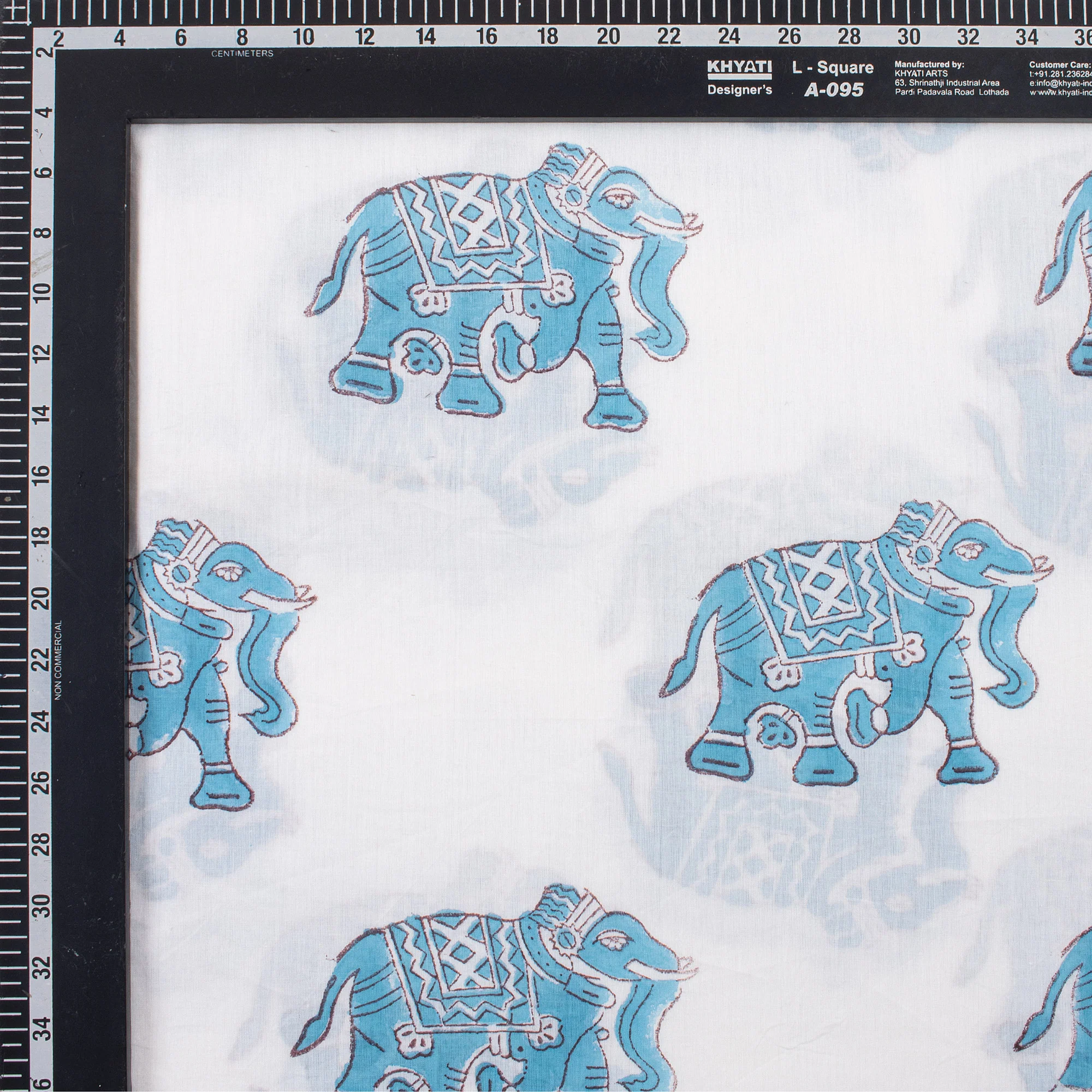 Hand Block Printed Quality Fabric - Image 2