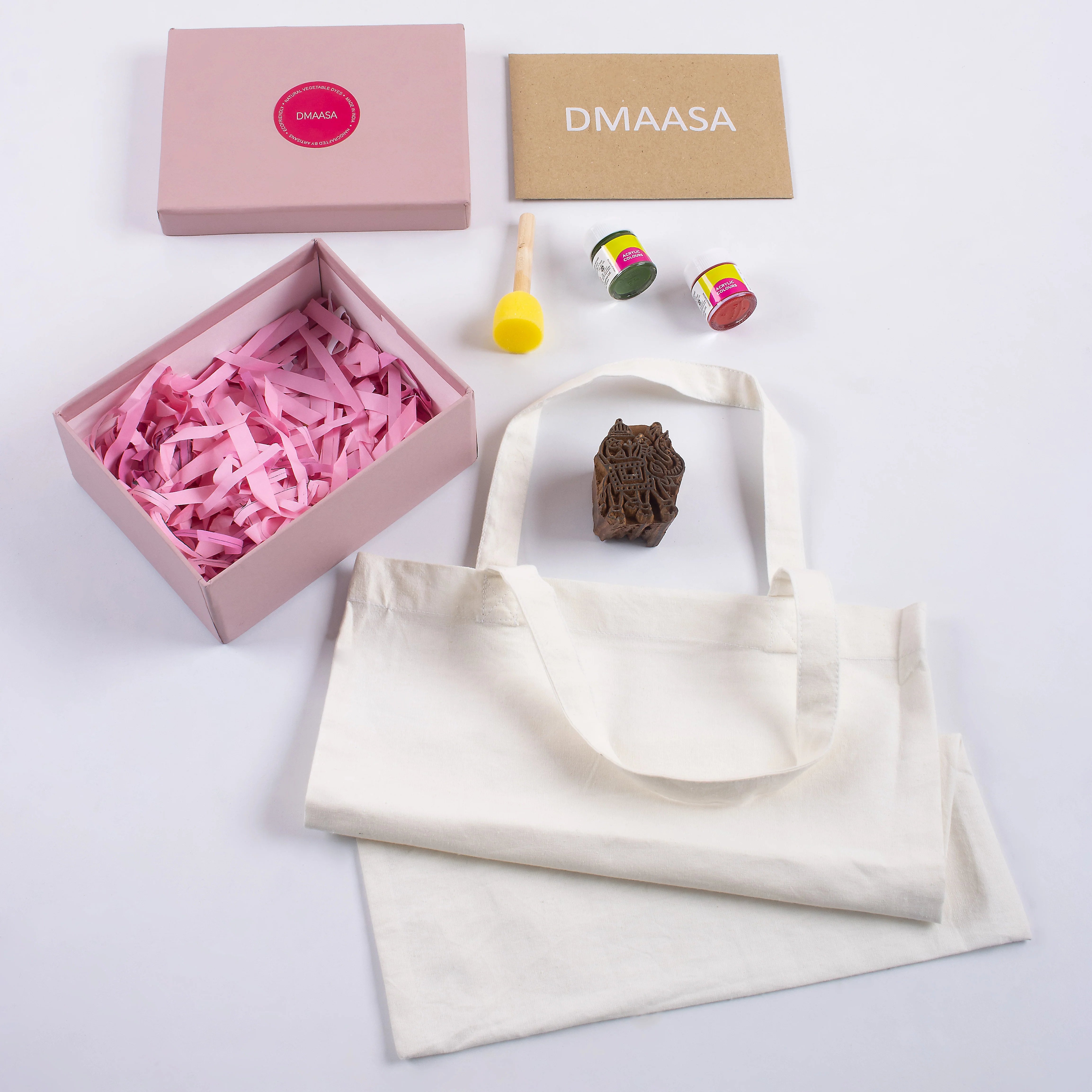 Animal Wooden Block Printing DIY Kit - Image 3