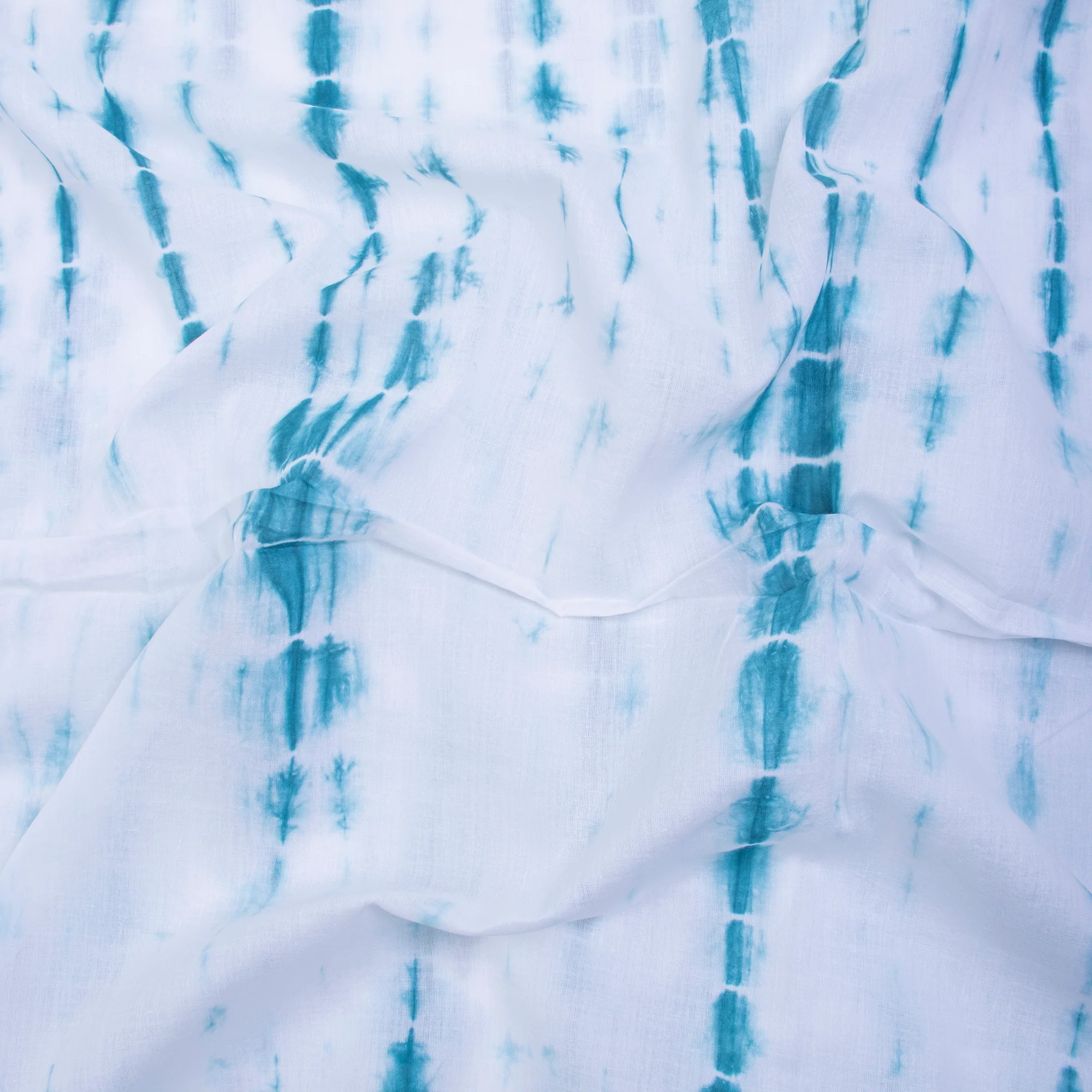 Stunning Blue Tie Dye Handmade Cotton Fabrics - Image 2
