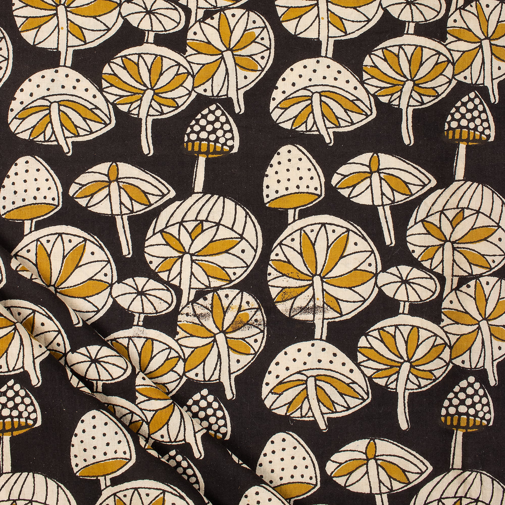 Bagru Cotton Printed Fabric by Yard
