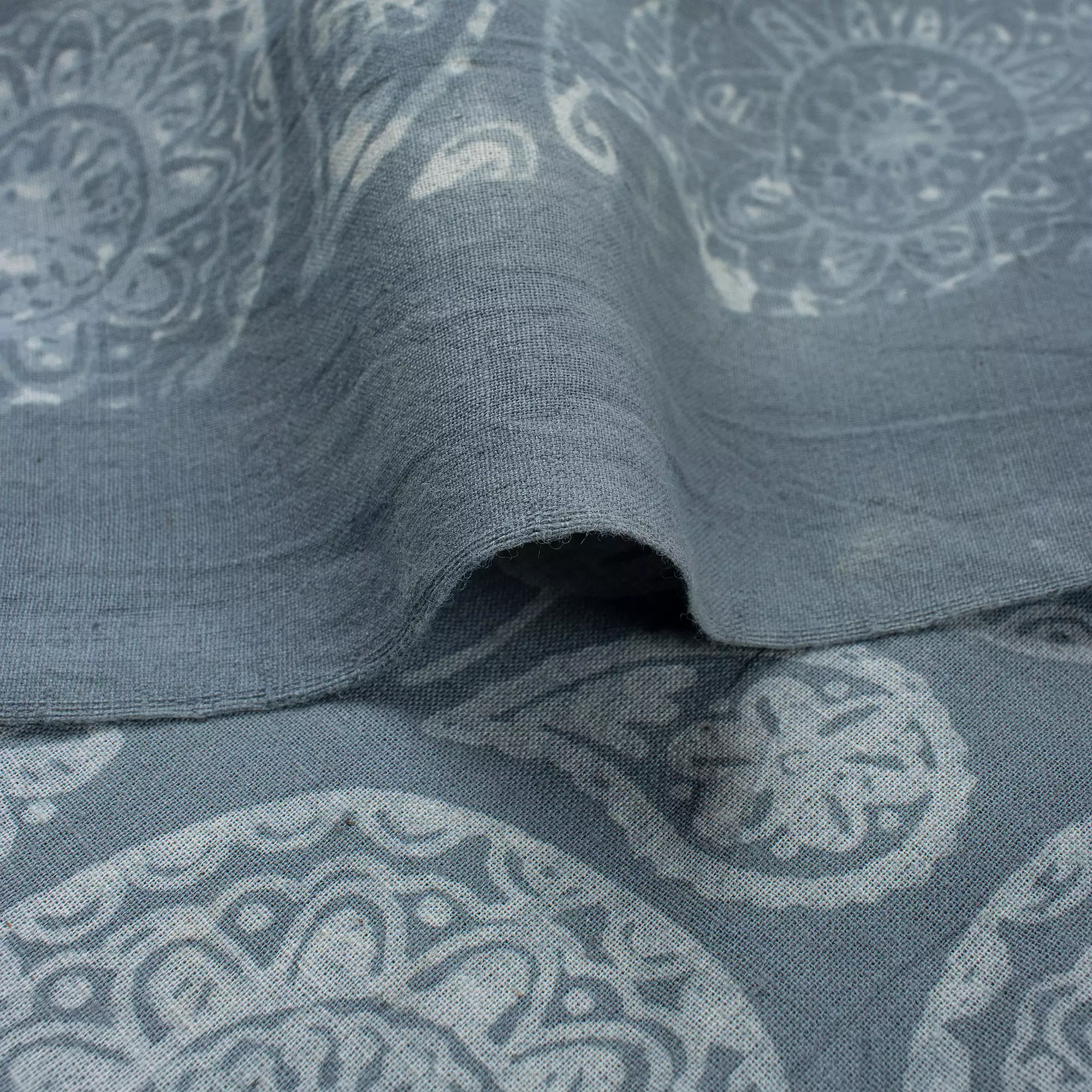Paisley Organic Cotton Kashish Fabric - Image 2