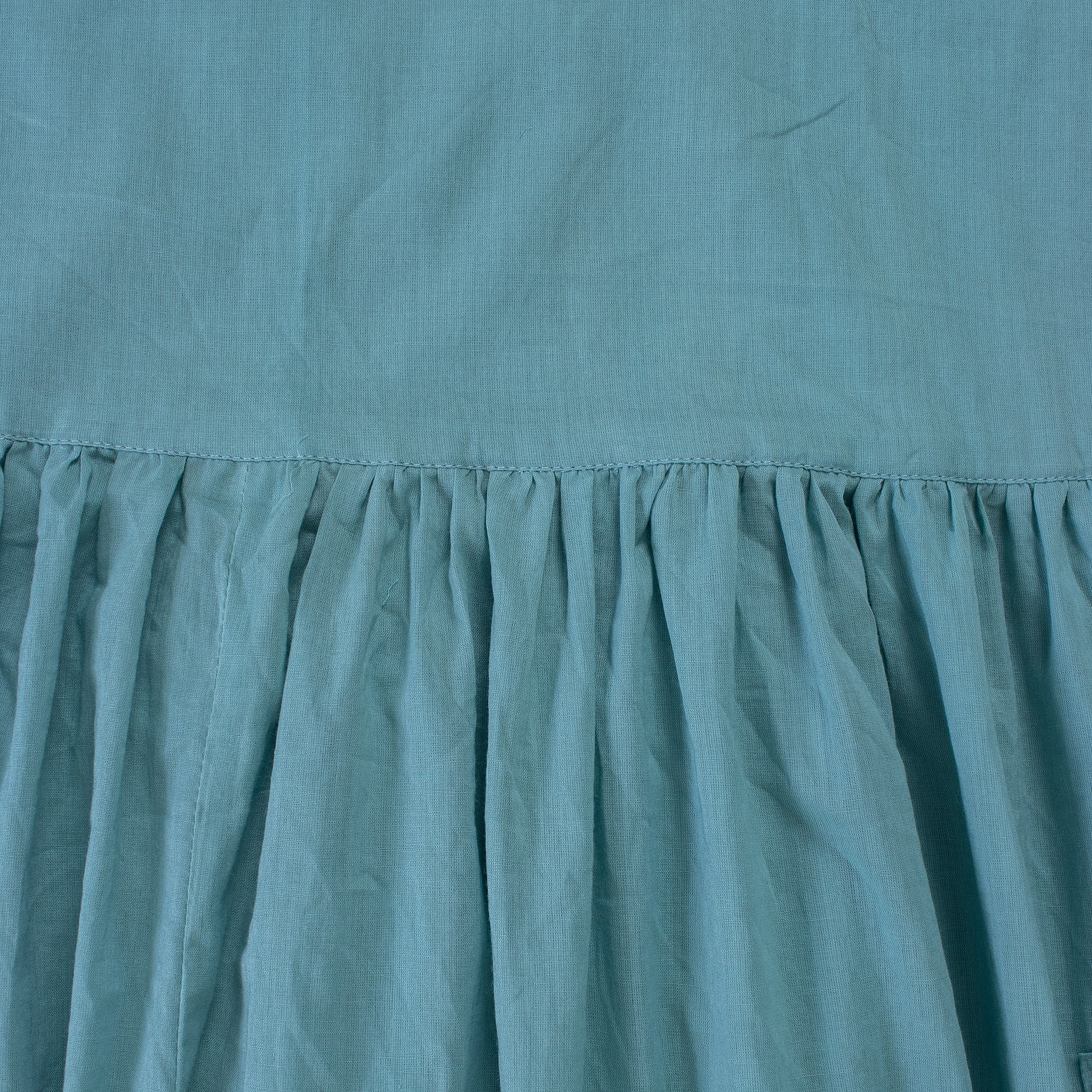 Decorative Women's Handcrafted Solid Pure Cotton Kitchen Apron - Image 5