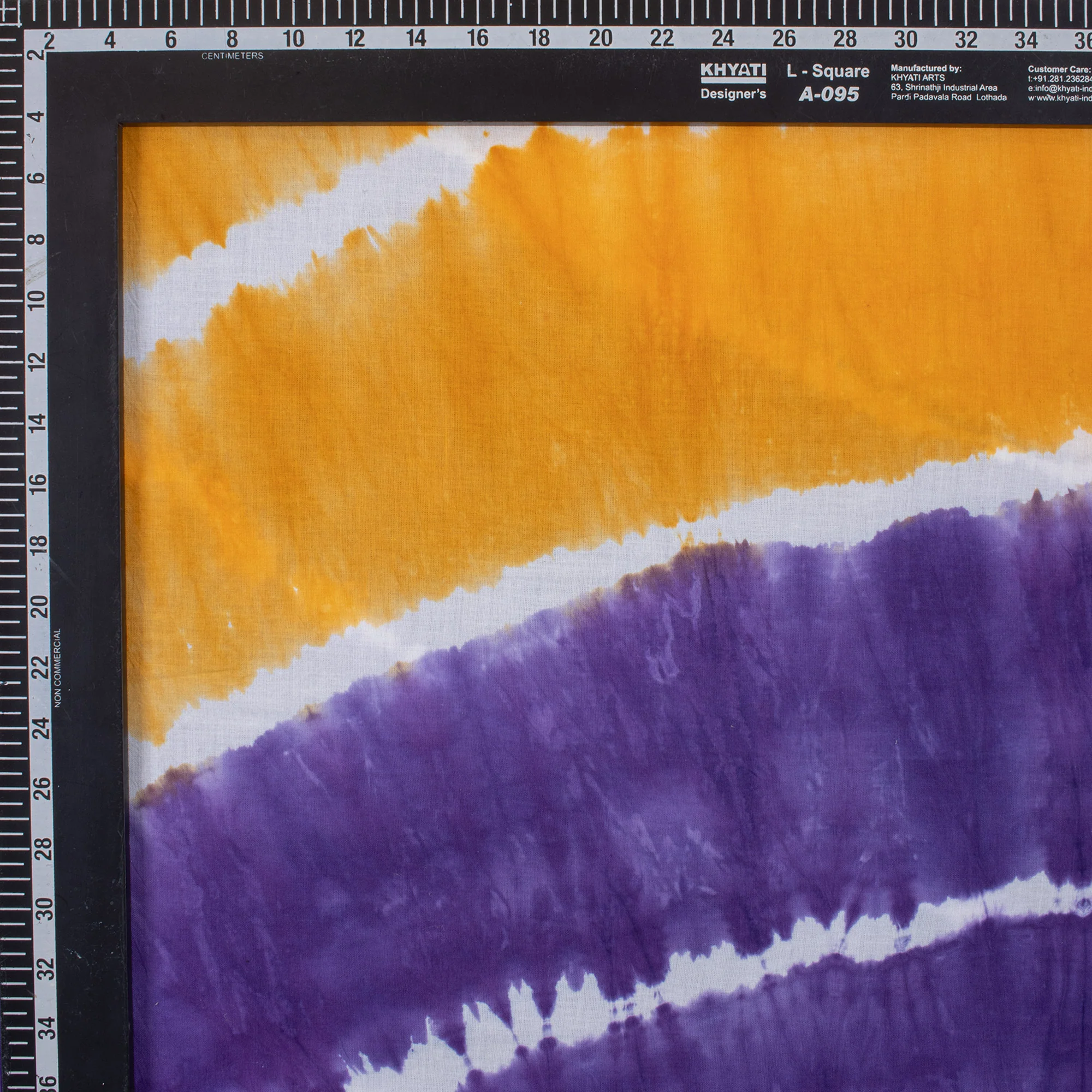 Orange Tie Dye Fabirc By Yard - Image 3