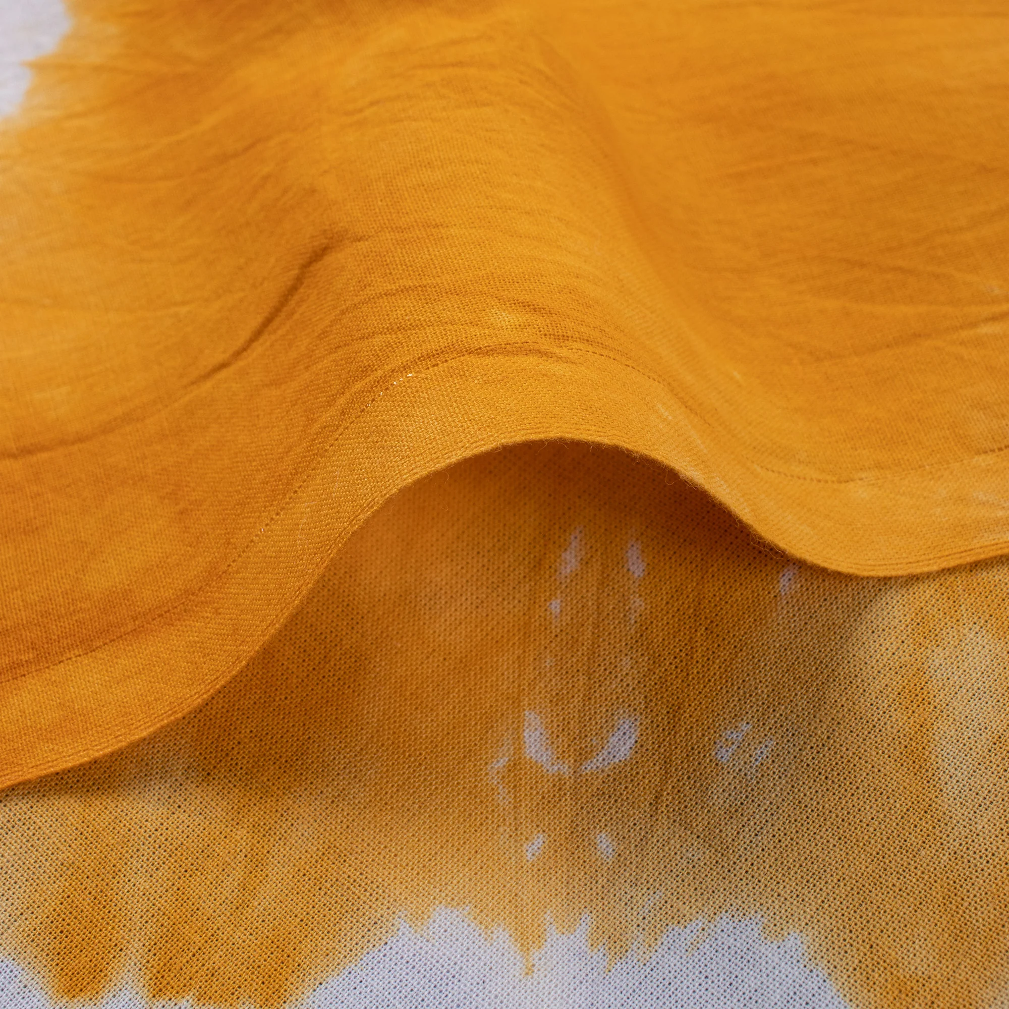 Orange Tie Dye Fabirc By Yard - Image 4