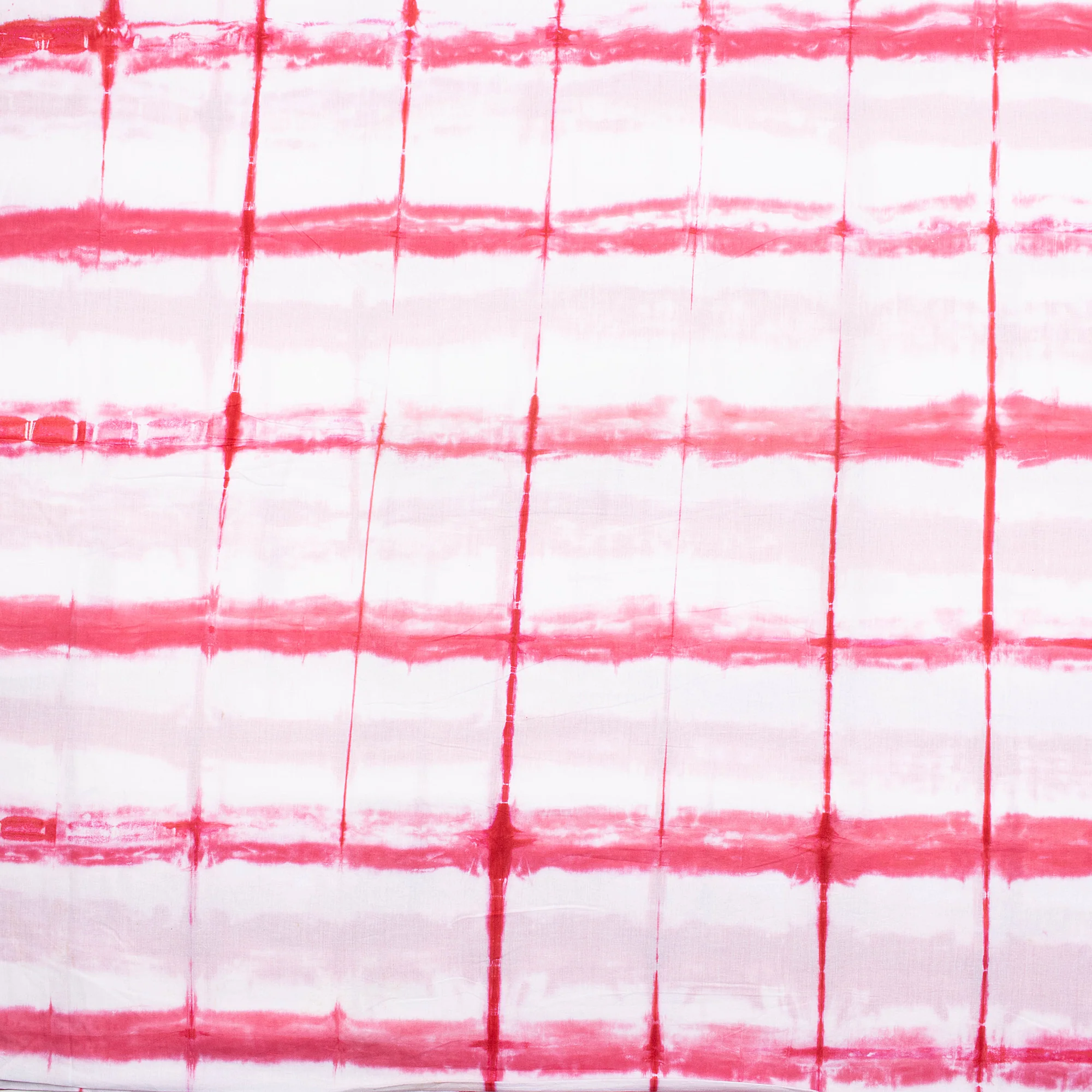 Pink Striped Tie Dye Shibori Fabric - Image 4