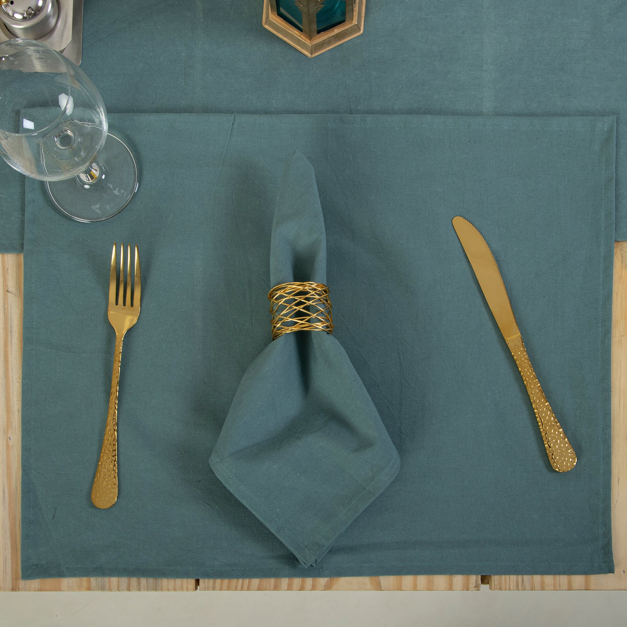 Solid Cotton Summer Table Runner - Image 3