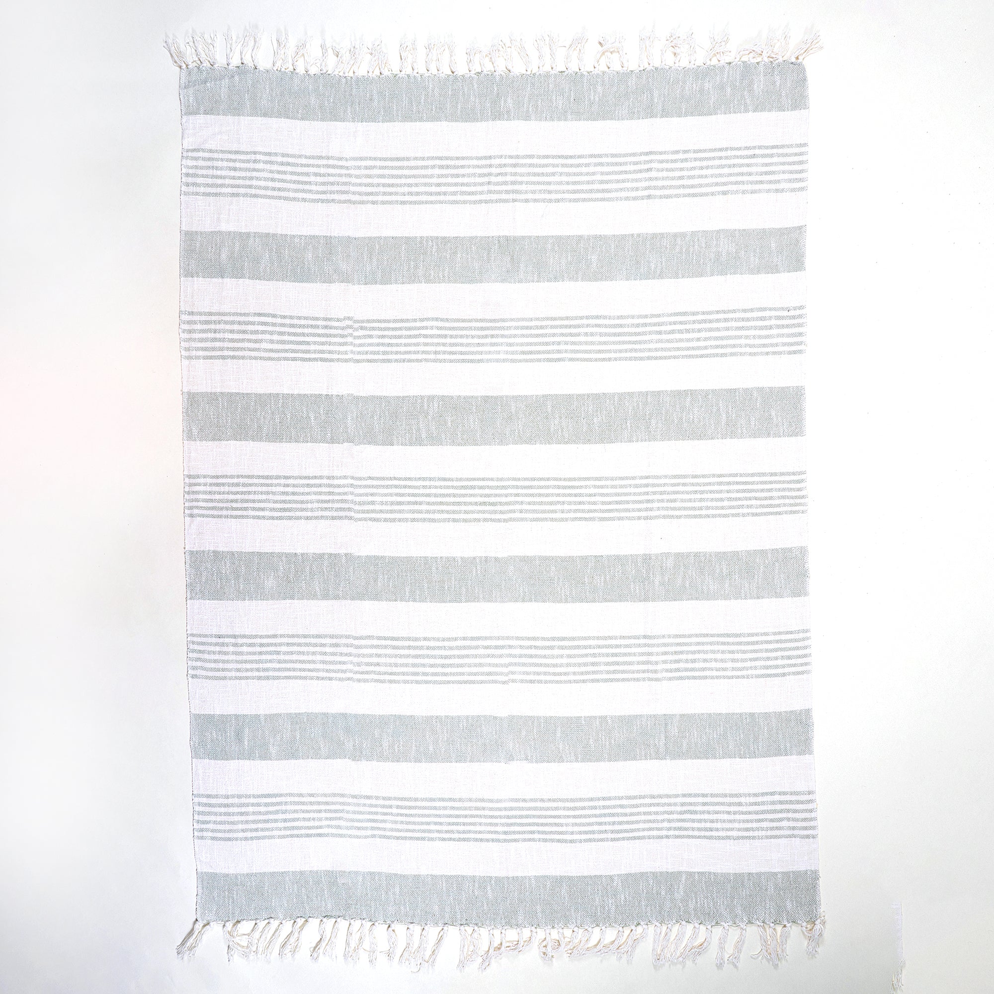 Printed Handmade Cotton Woven Throw Blanket - Image 4