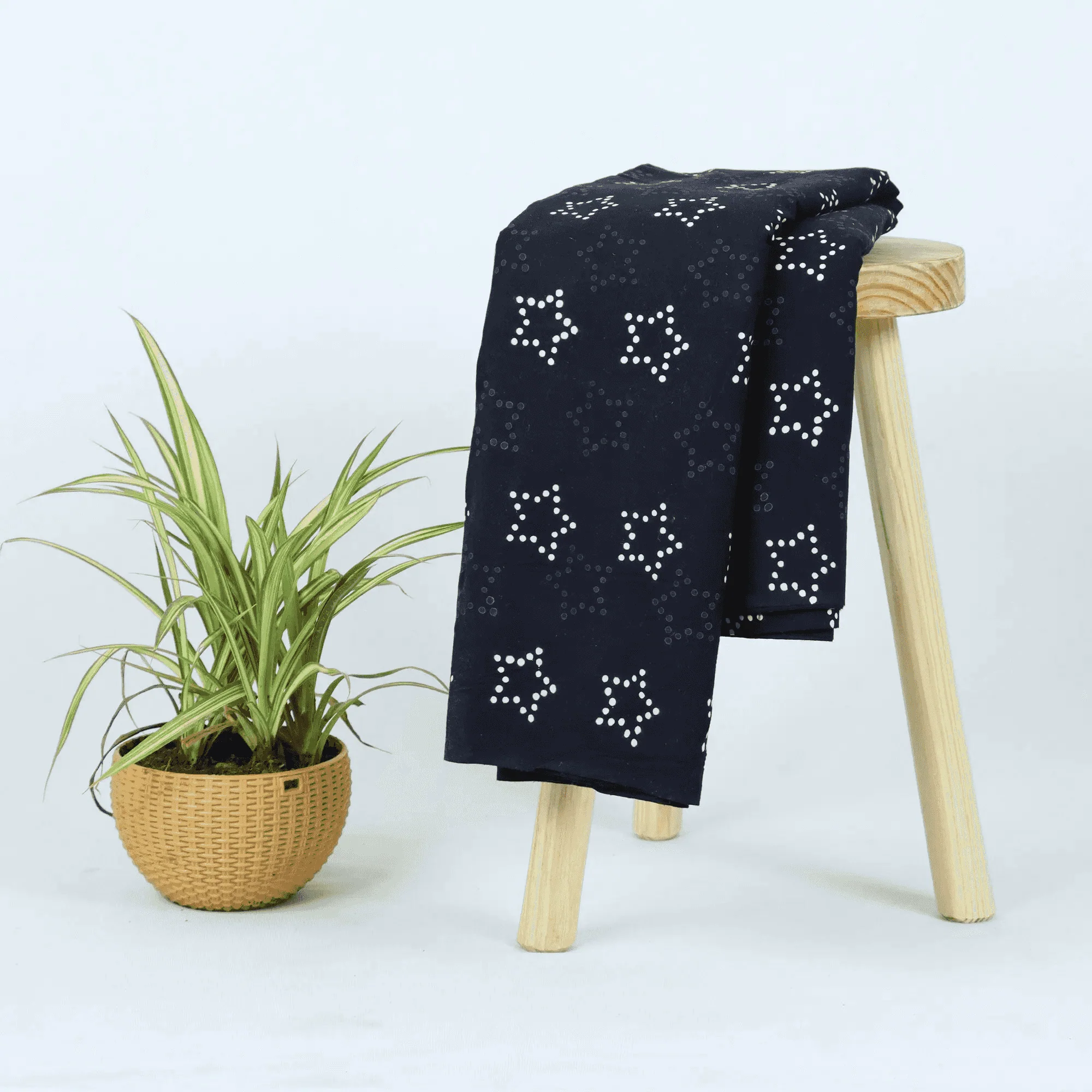 Decorative Block Printed Light weighted Multiuse Cotton Fabric - Image 5