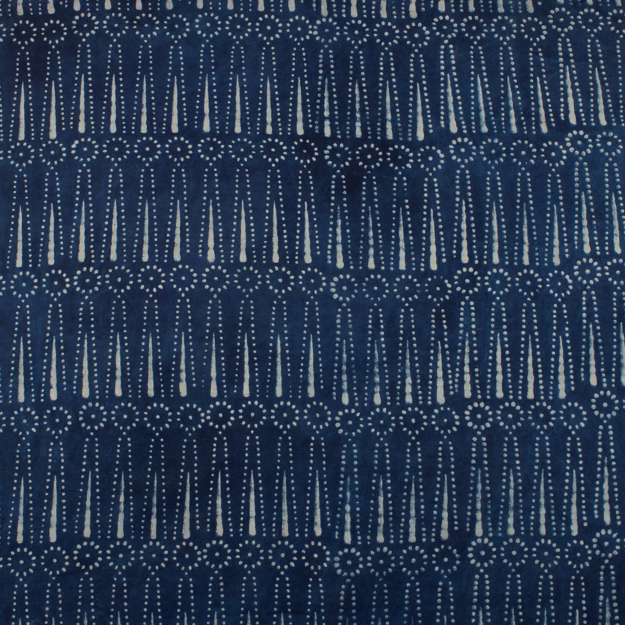 Indian Hand Block Leaf Printed Cotton Fabric By Yard - Image 4