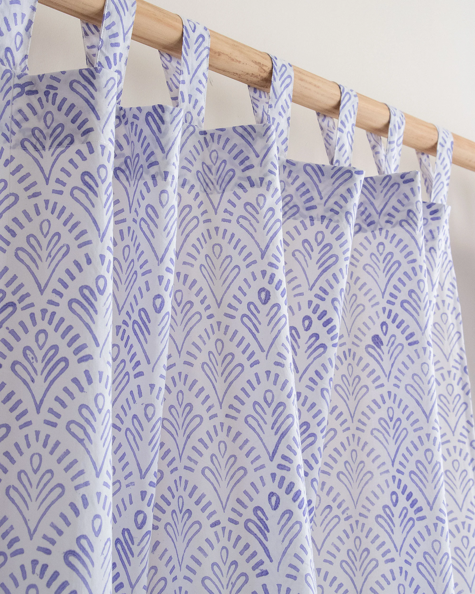 Block Print Cotton Curtains for Windows | Bedroom | Room Decor