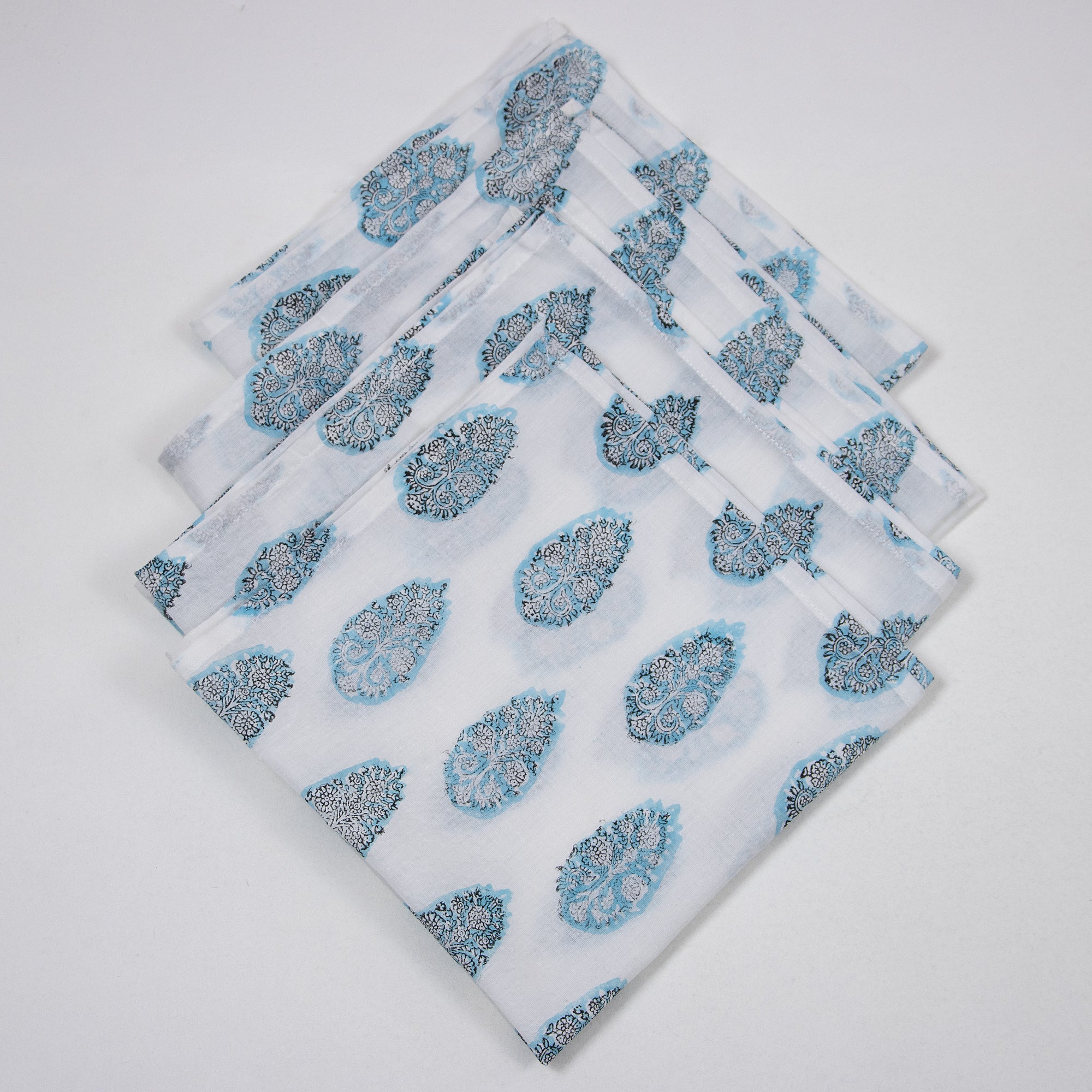 Boota Hand Block Printed Cotton Napkins