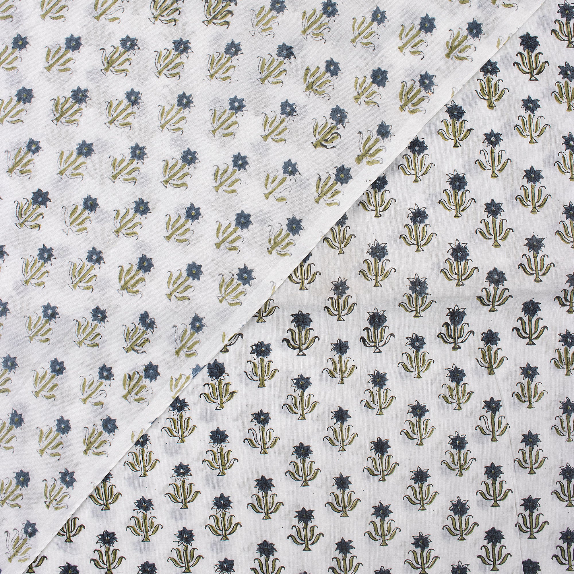 Booti Block Print Fabric Cloth For Dress Making - Image 3