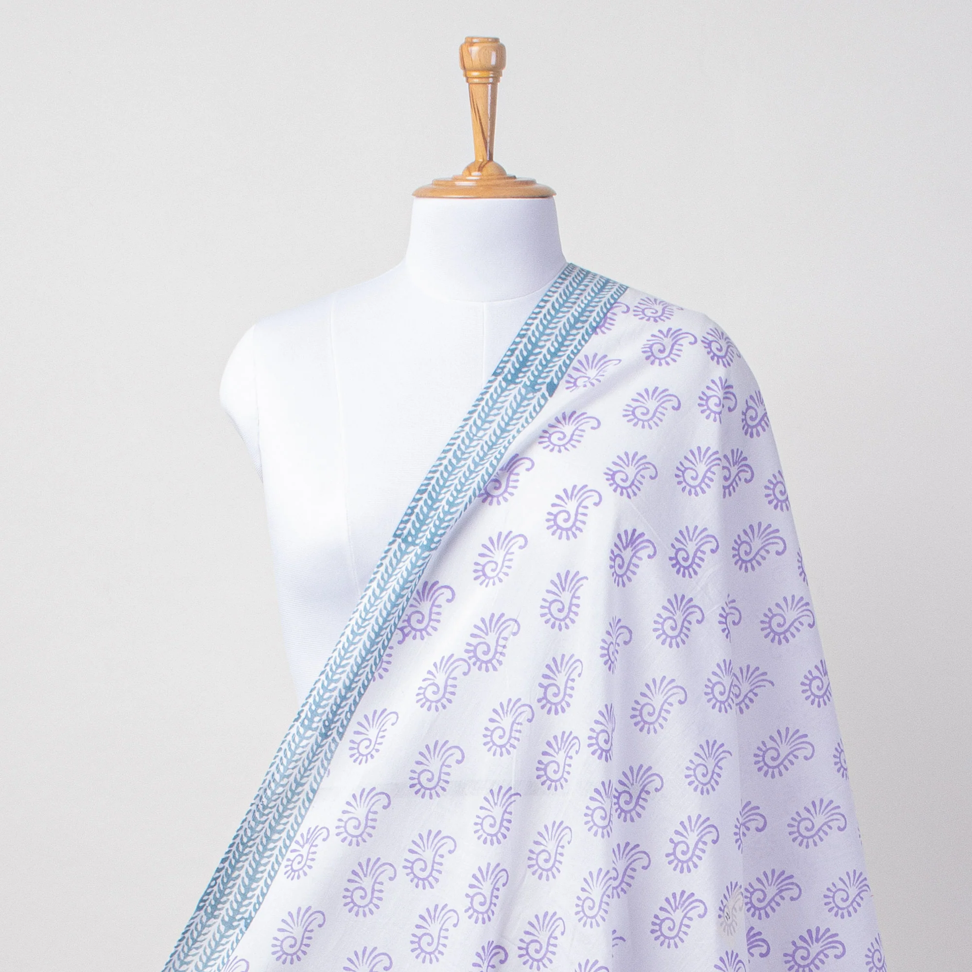 Booti Hand Block Print Cotton Beachwear Sarong For Women - Image 3