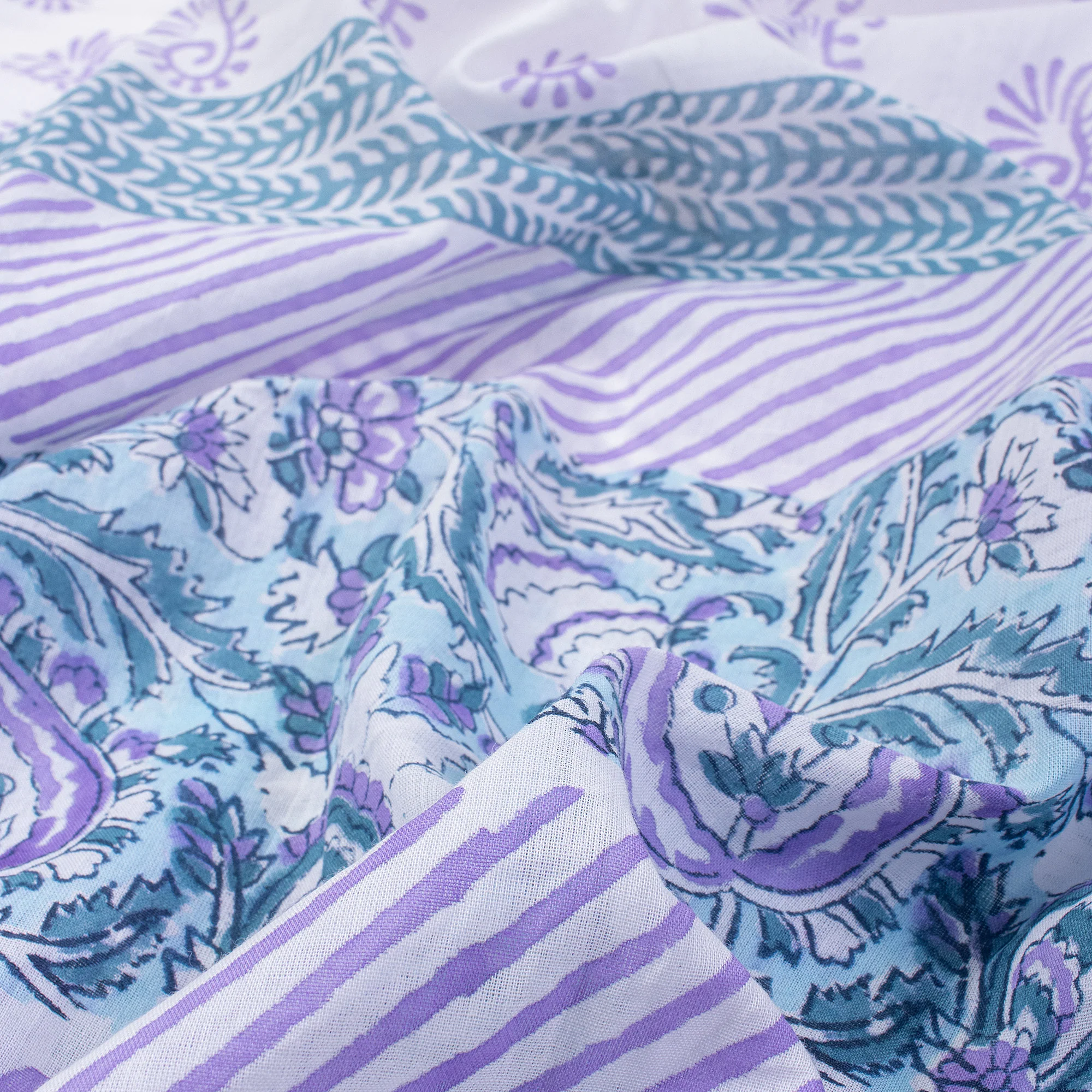 Booti Hand Block Print Cotton Beachwear Sarong For Women - Image 7