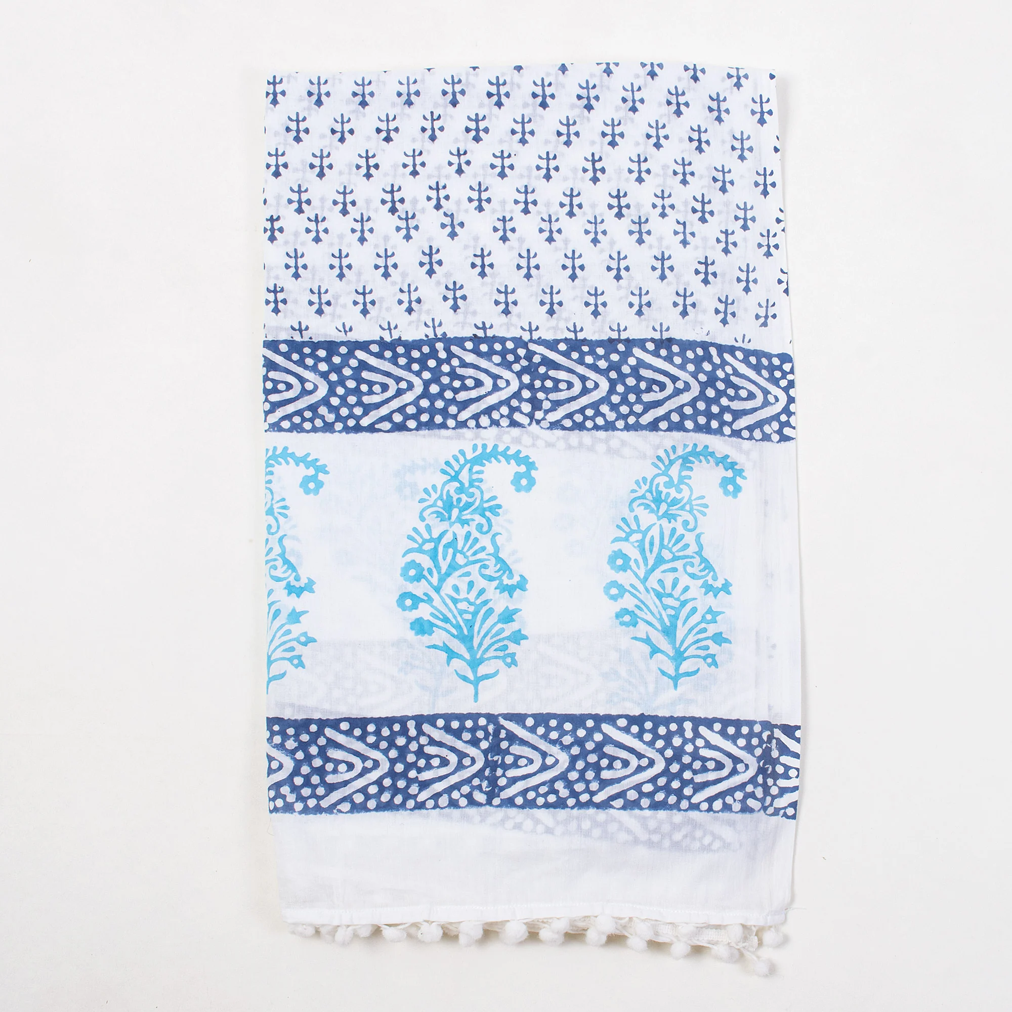 Booti Hand Block Print Sarong For Women - Image 8