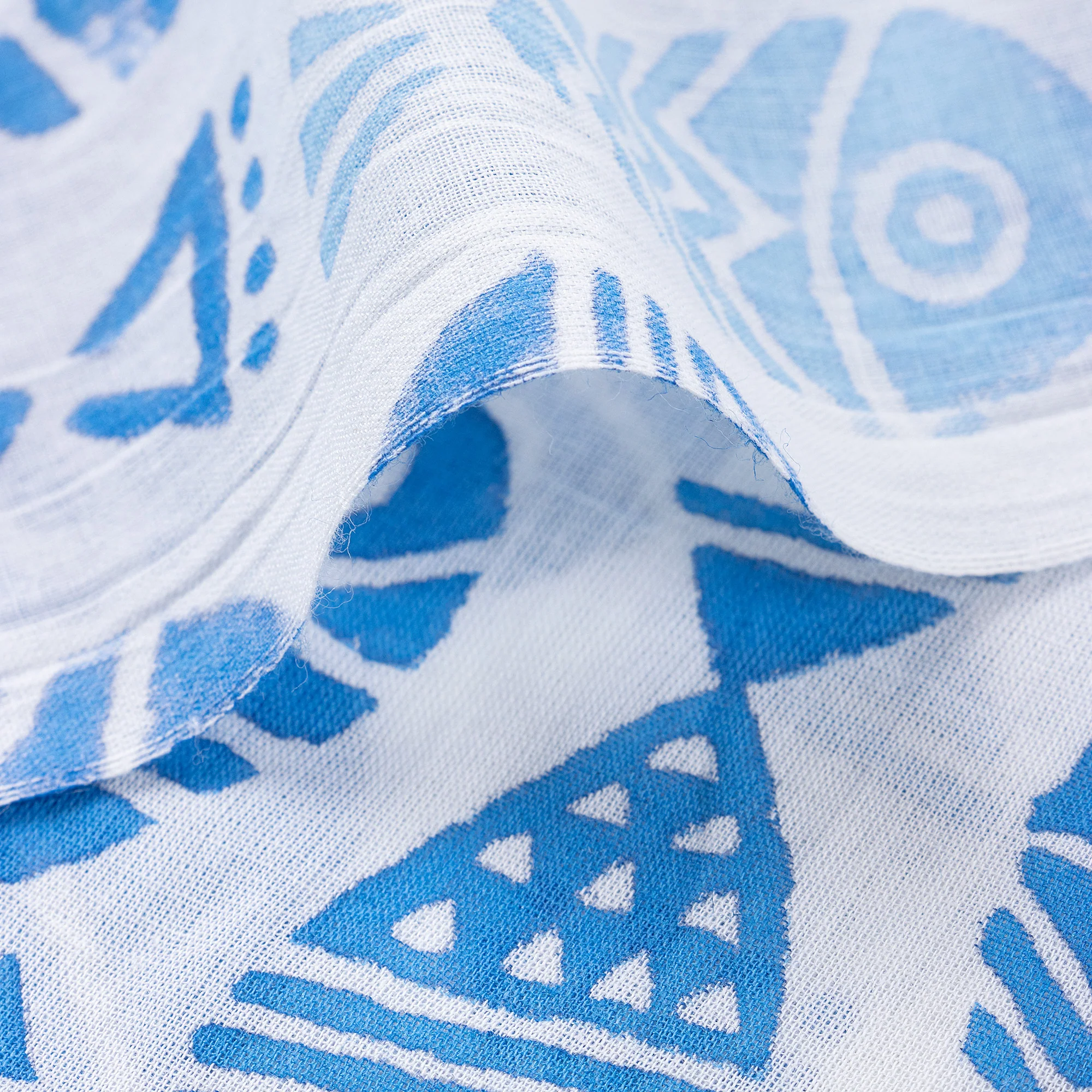 Indian Hand Block Printed Fabric - Image 2