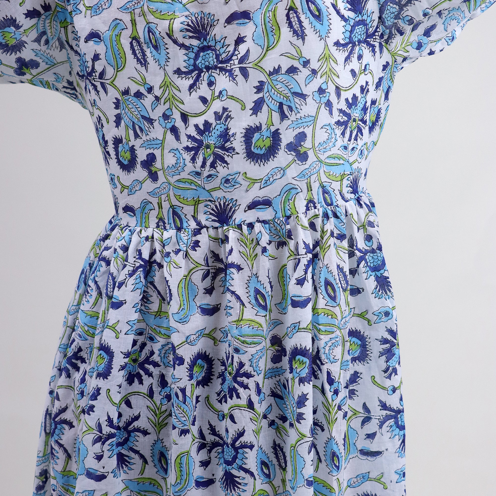 Floral Cotton Midi Dress For Summer - Image 5