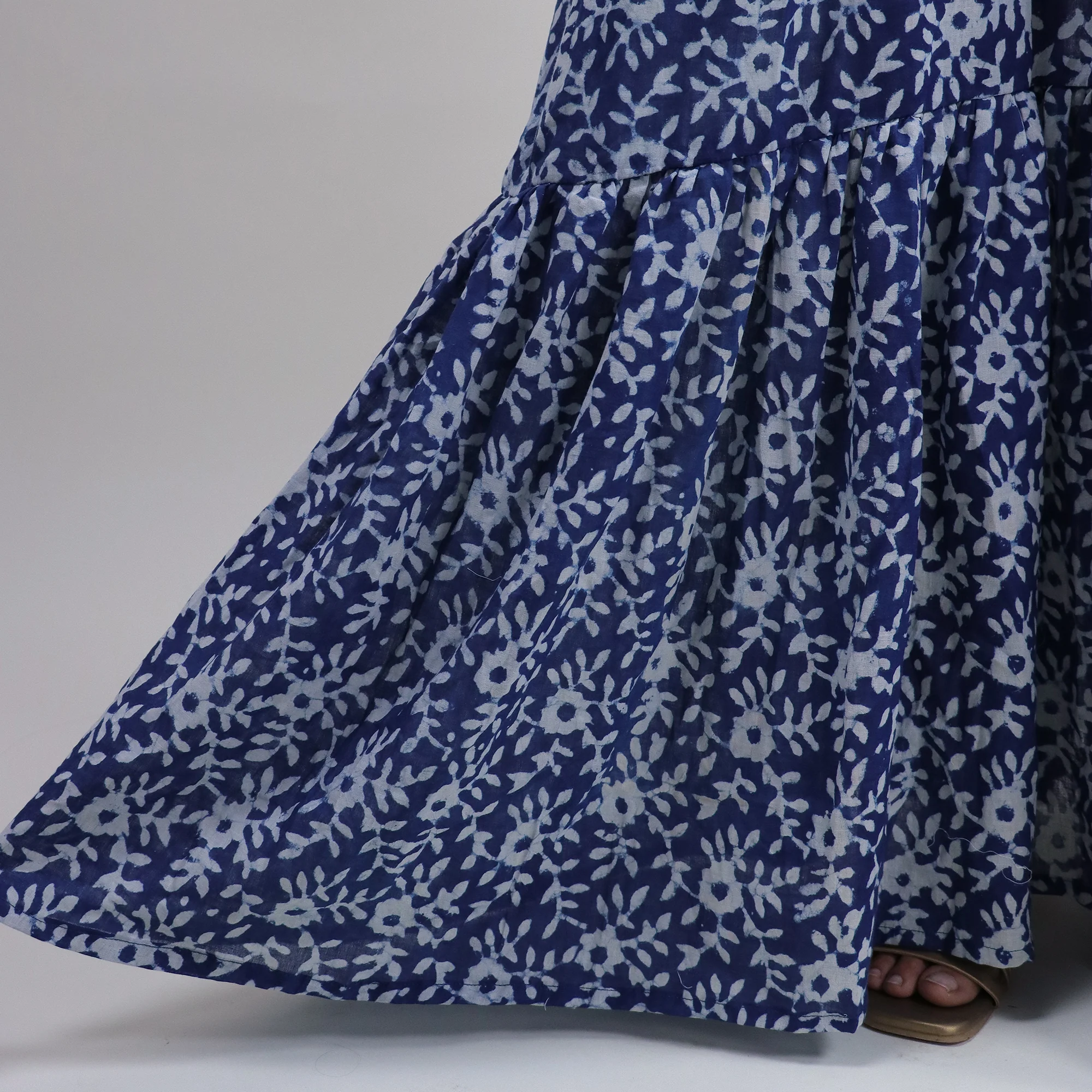 Floral Indian Casual Midi Dress for women - Image 5