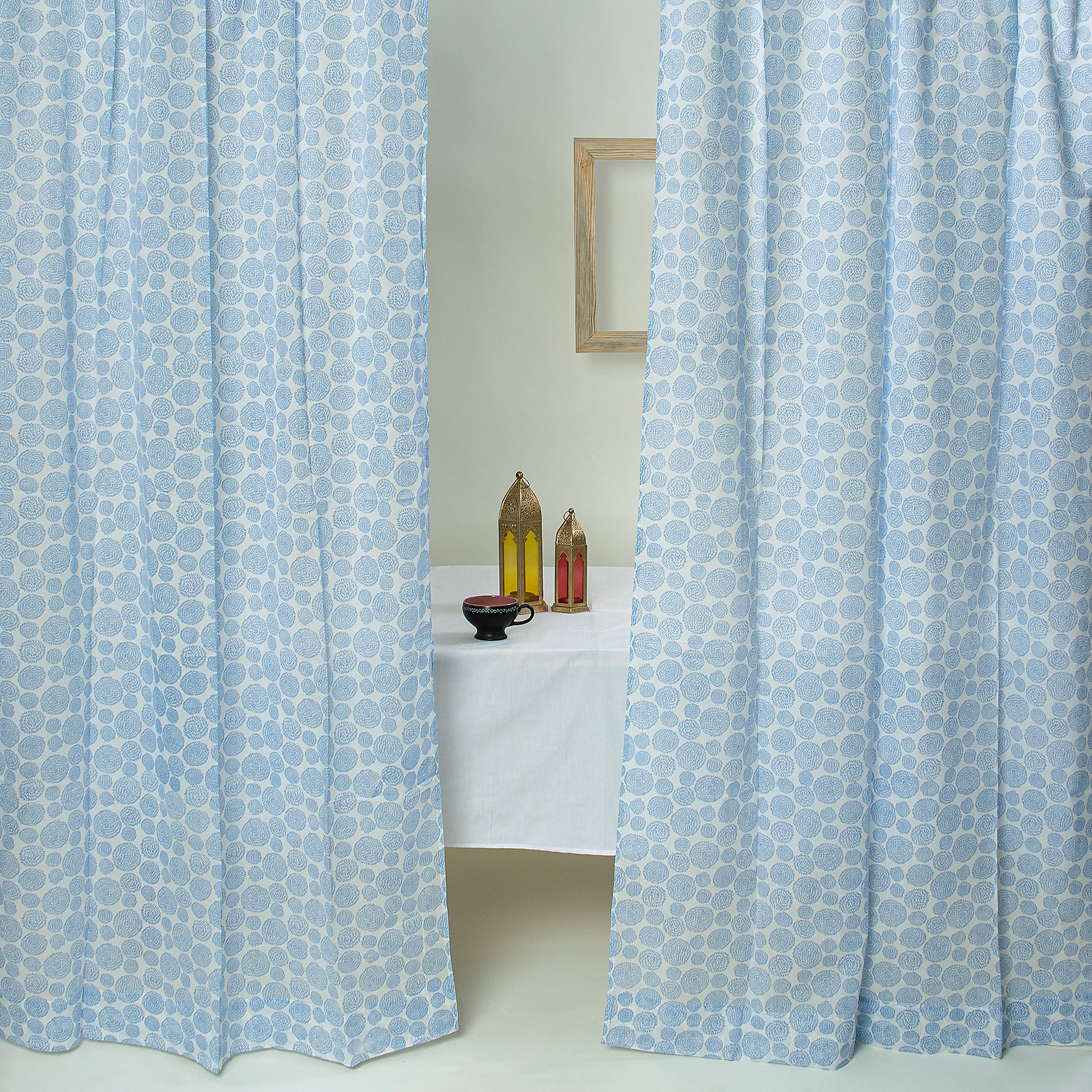 Floral Indian Handmade Cotton Curtains - Image 5