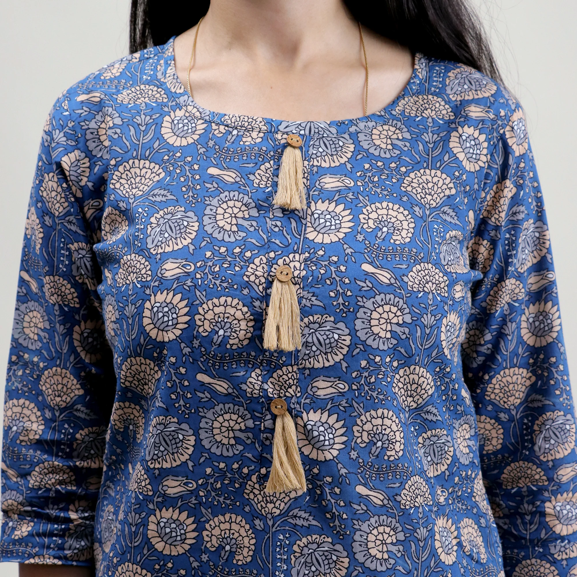Floral Modern Cotton Kurti For Women's - Image 5