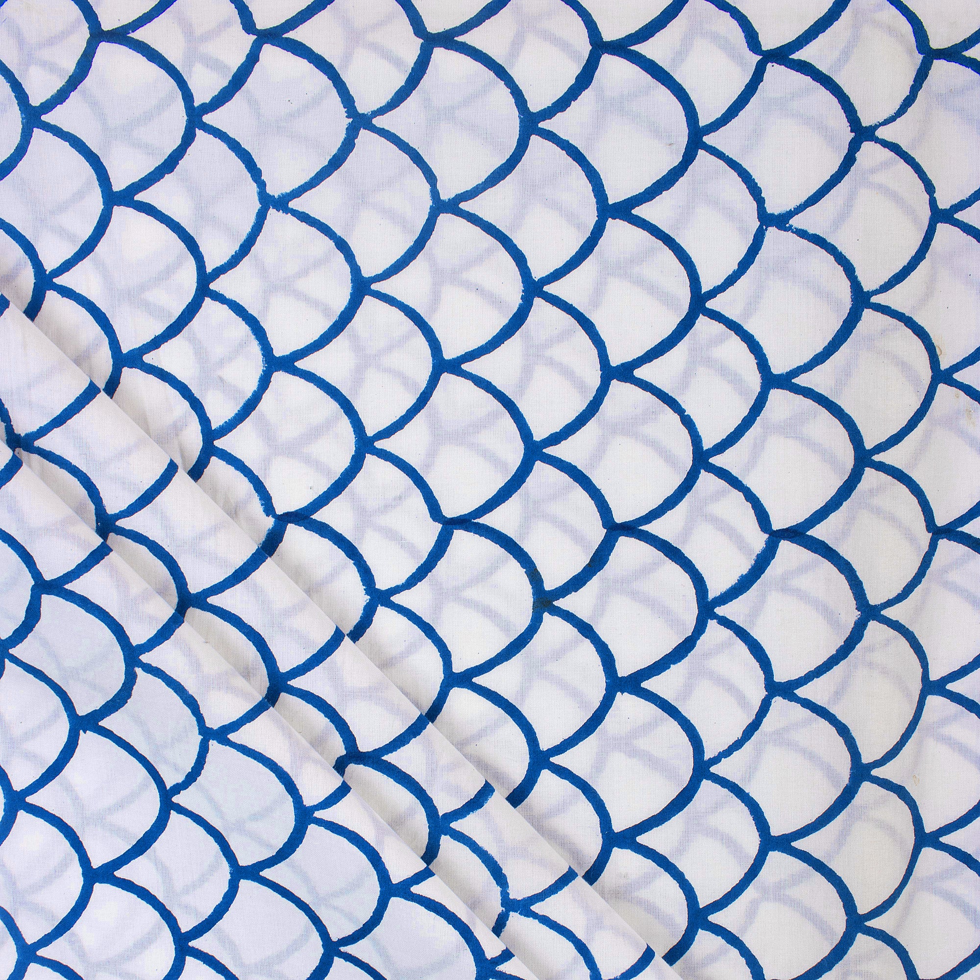 Geometrical Pure Cotton Hand Block Print Fabric