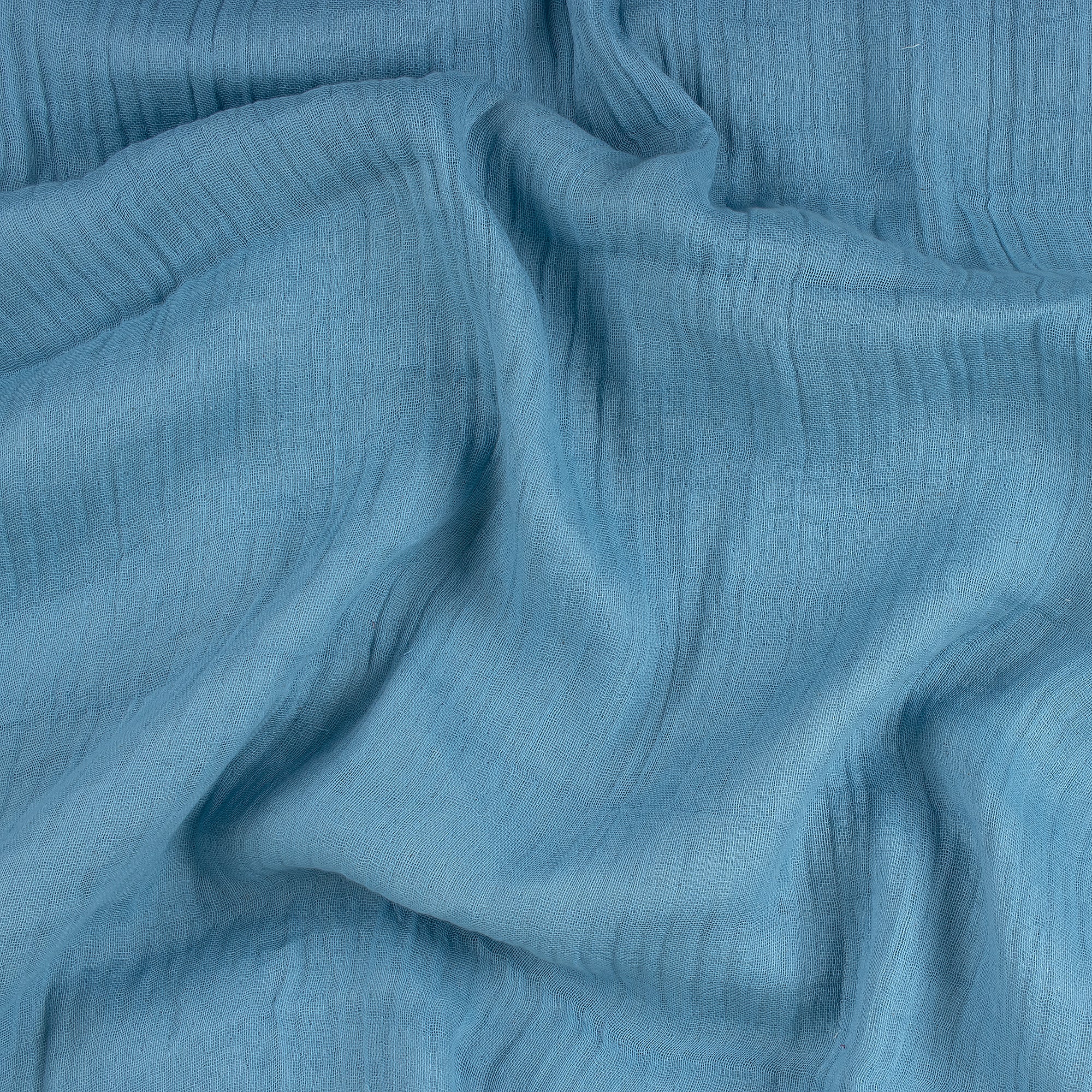 Blue Halloween Cotton Gauze Fabric By The Yard - Image 5