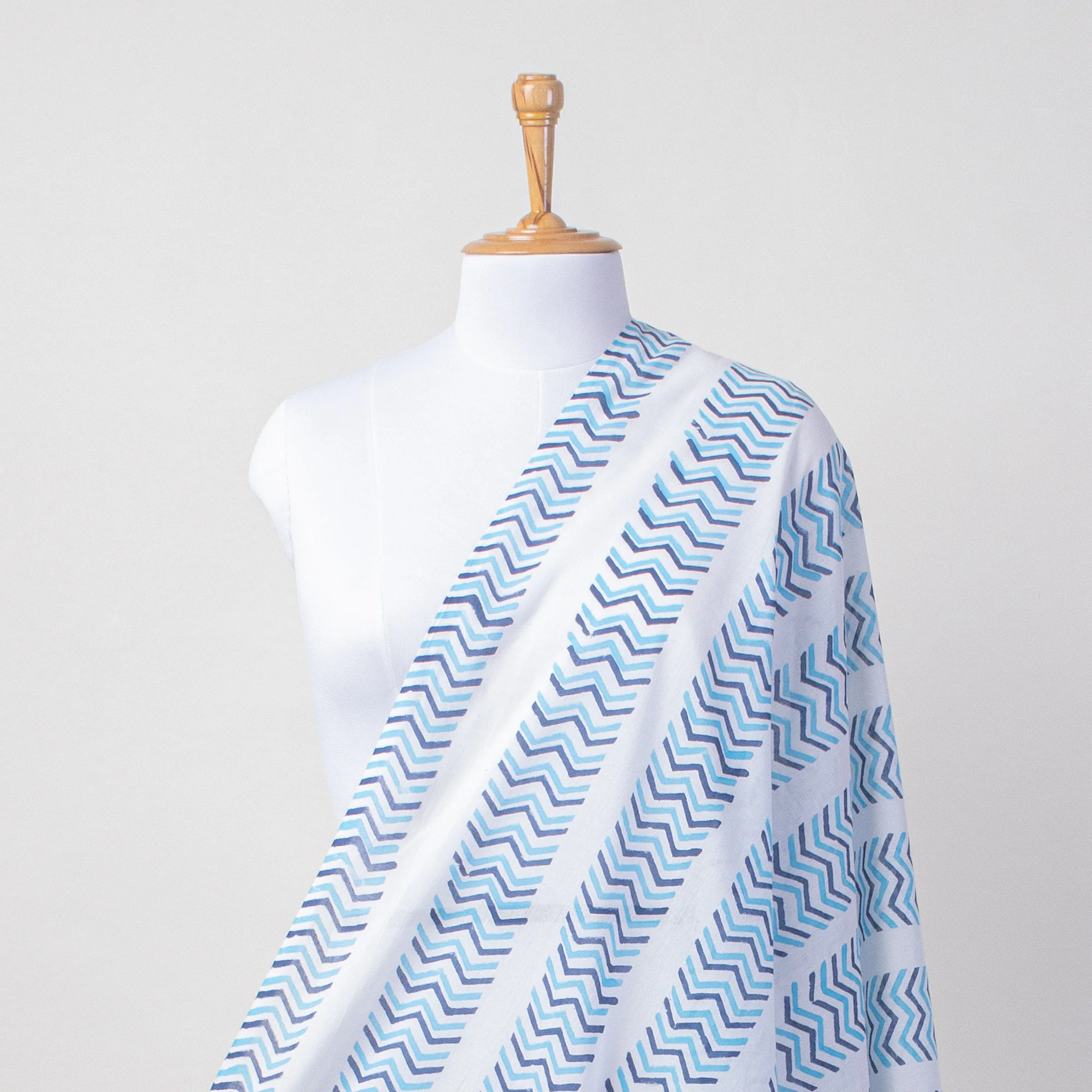 Hand Block Print Beach Sarong Wrap For Women - Image 2