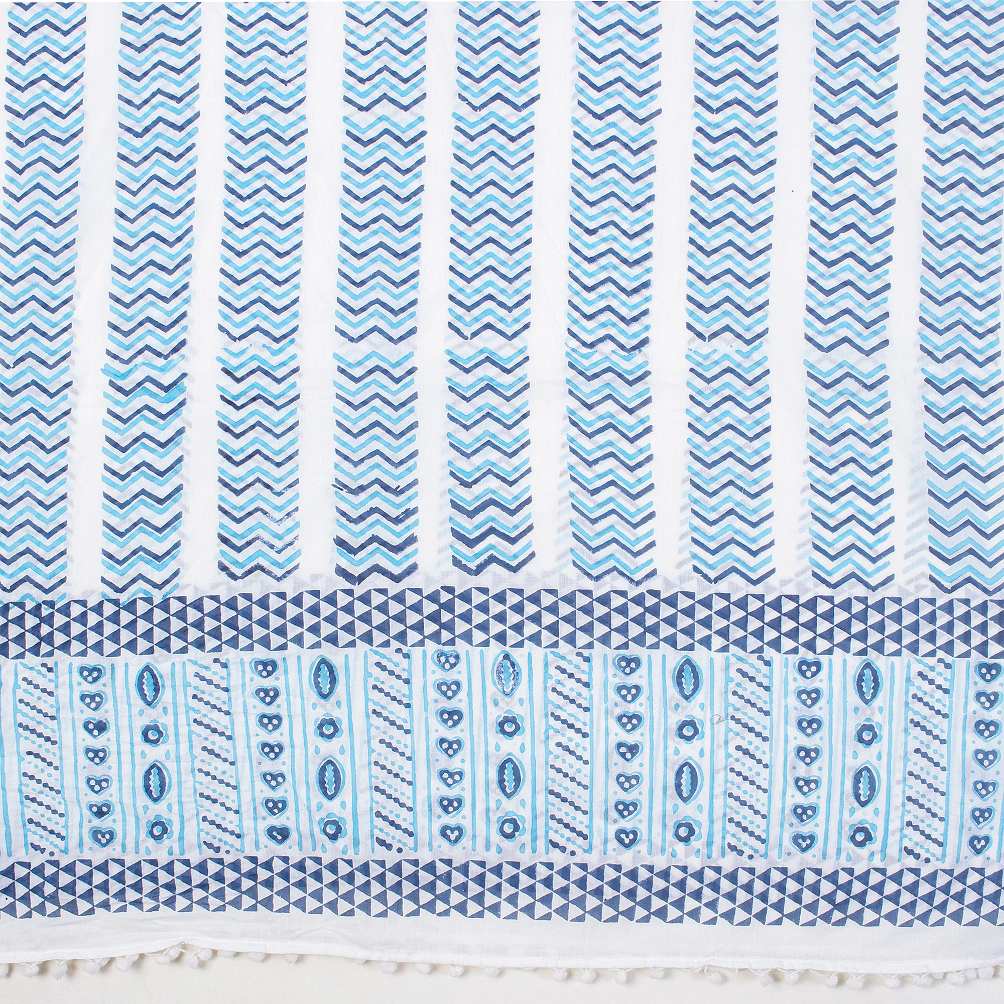 Hand Block Print Beach Sarong Wrap For Women - Image 3
