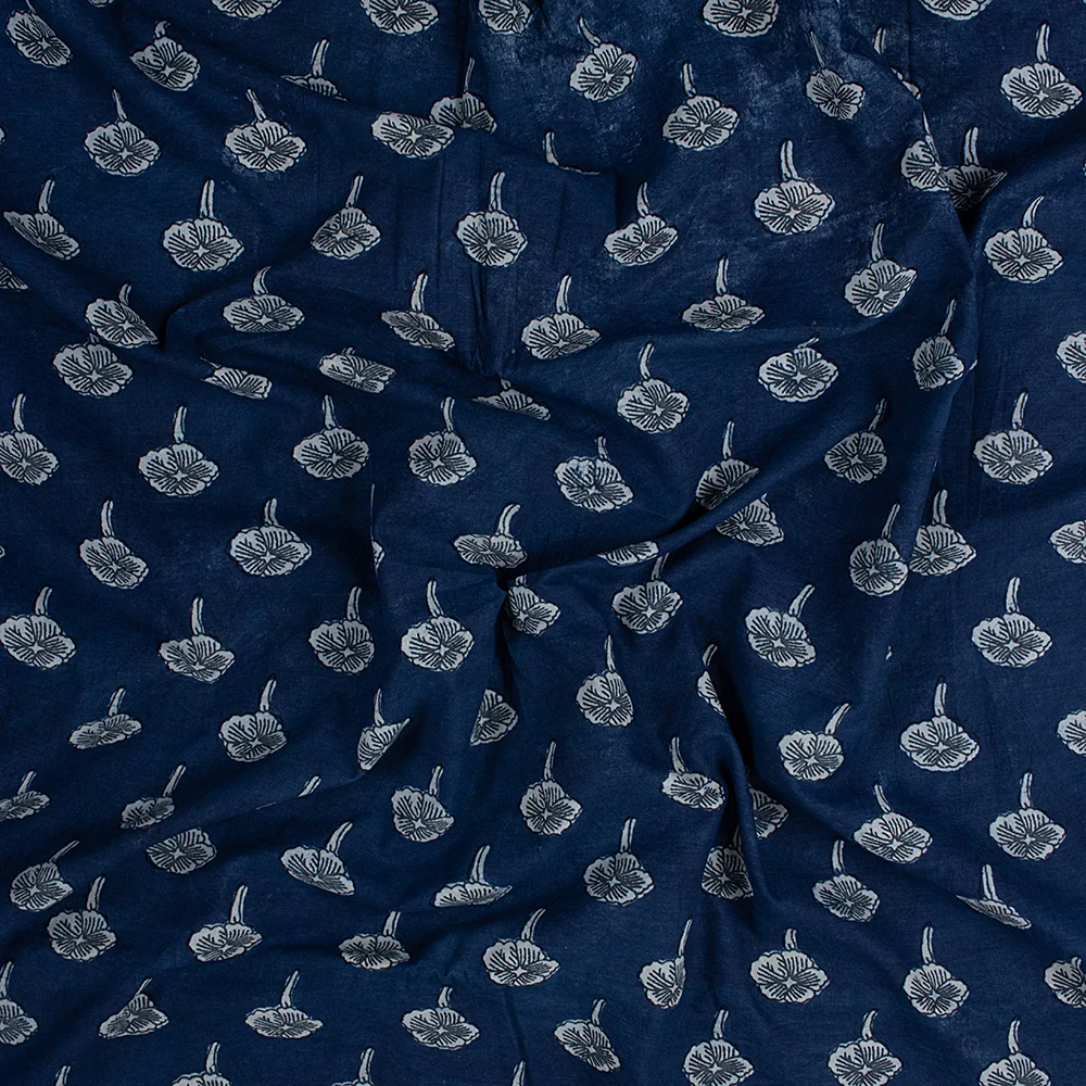 Booty Handprint Pure Cotton Indian Running Fabric Cloth for Kurti - Image 6
