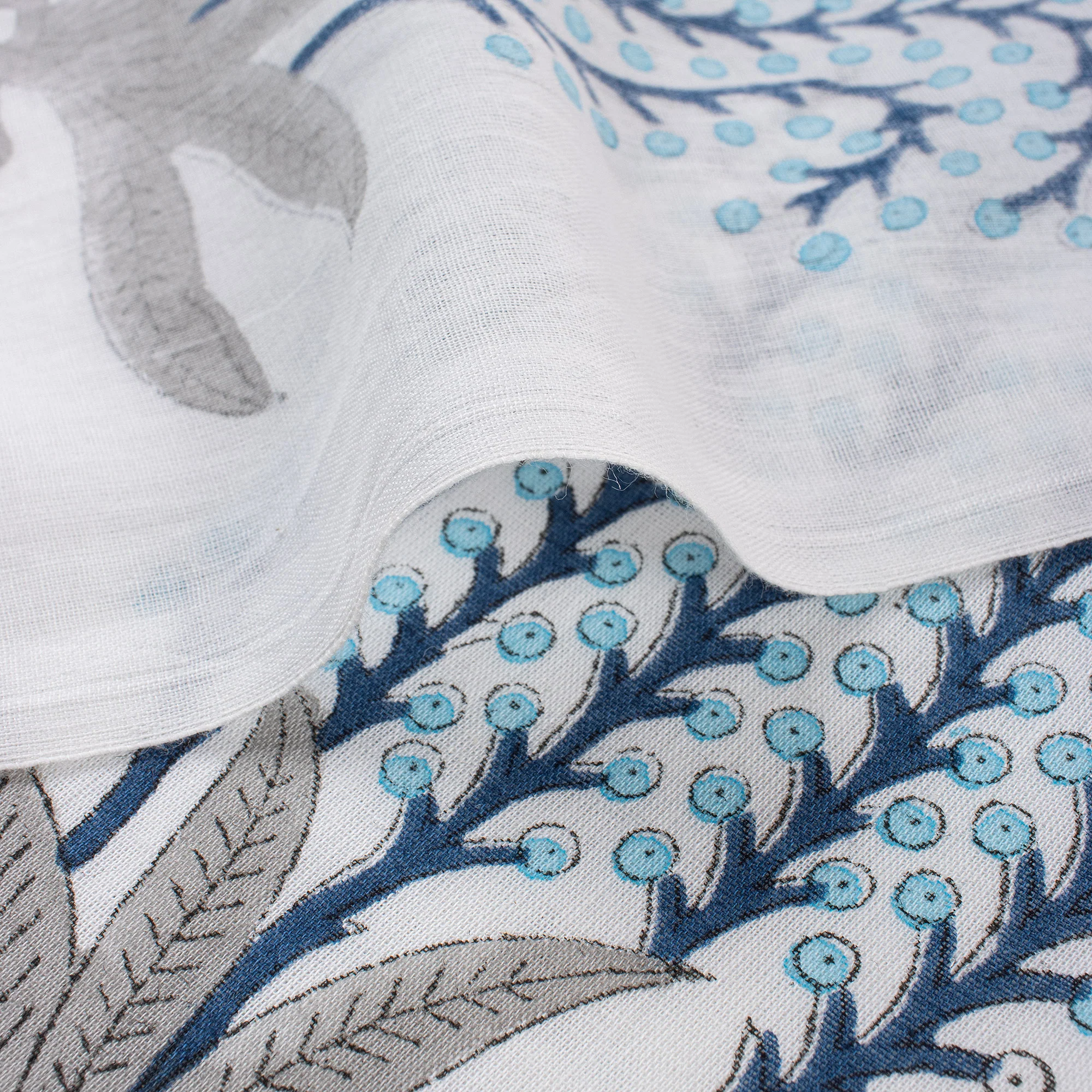 Hand Block Printed Pure Cotton Fabric - Image 2
