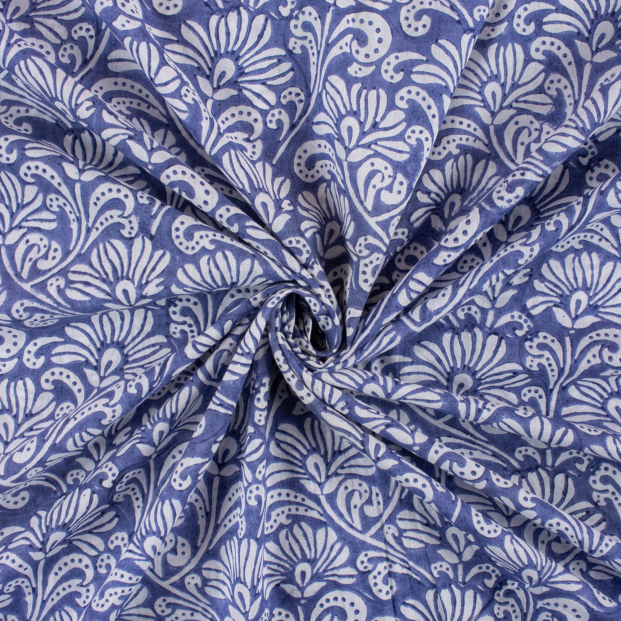 Light Weighted Floral Organic Cotton Fabric for Dress - Image 5