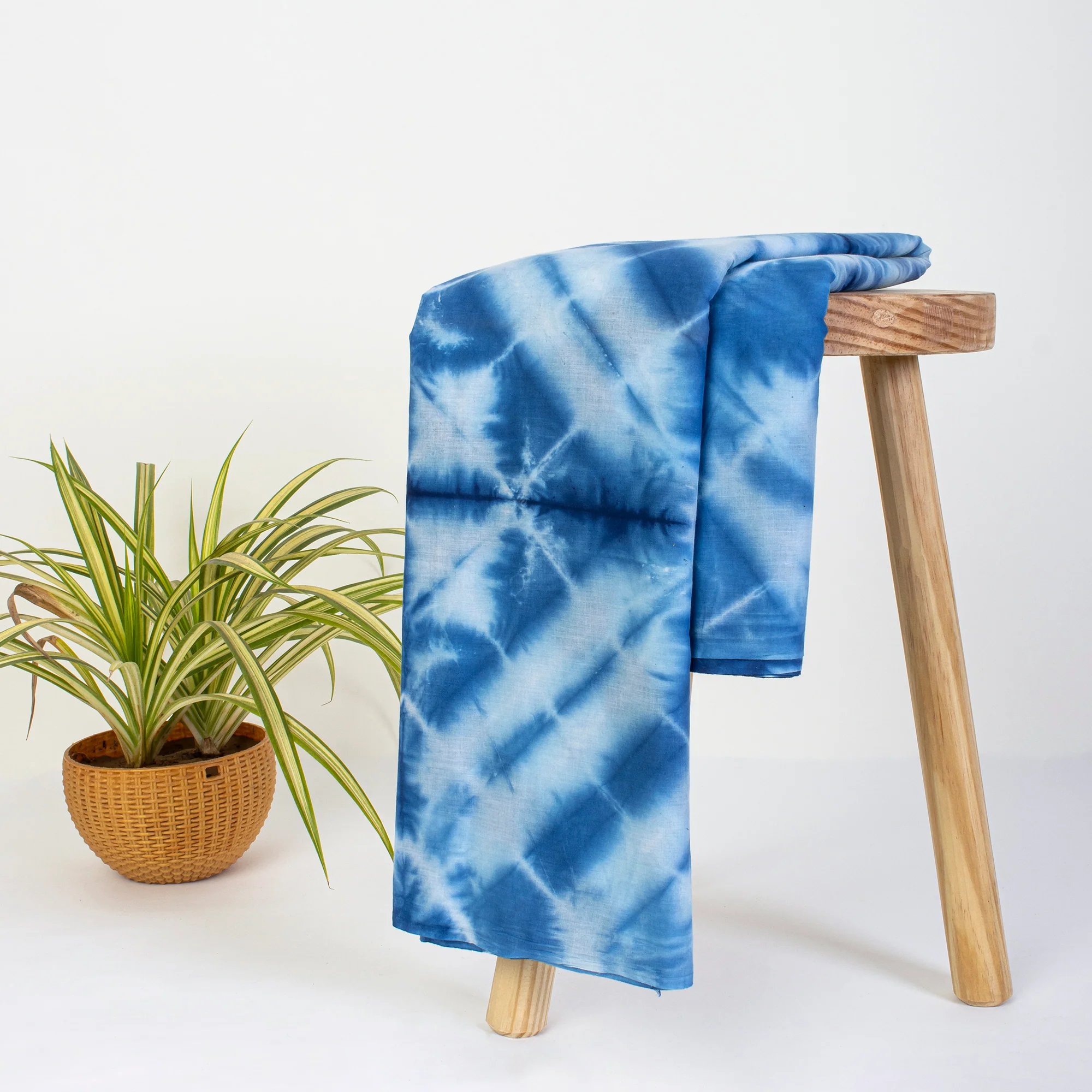 Tie Dye Indian Pure Cotton Textile Fabric Cloth - Image 3