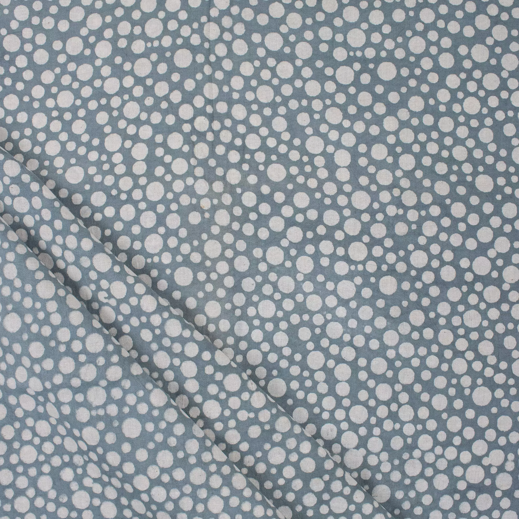 Polkas Dots Printed Cotton Kashish Running Fabric