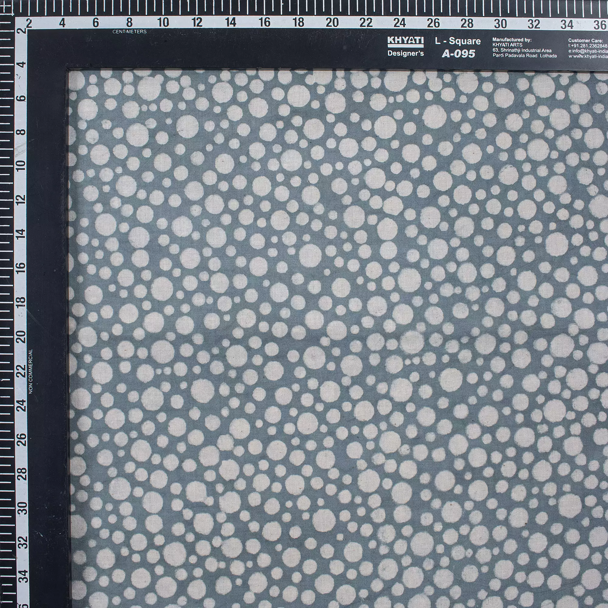 Polkas Dots Printed Cotton Kashish Running Fabric - Image 3
