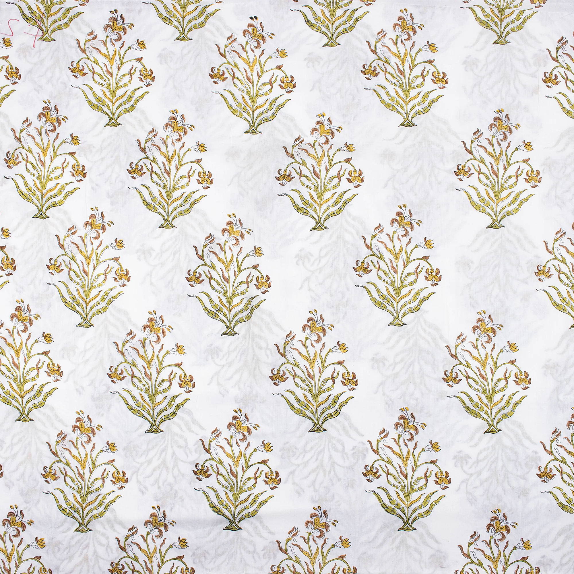 Boota Hand Block Running Cotton Fabric - Image 2