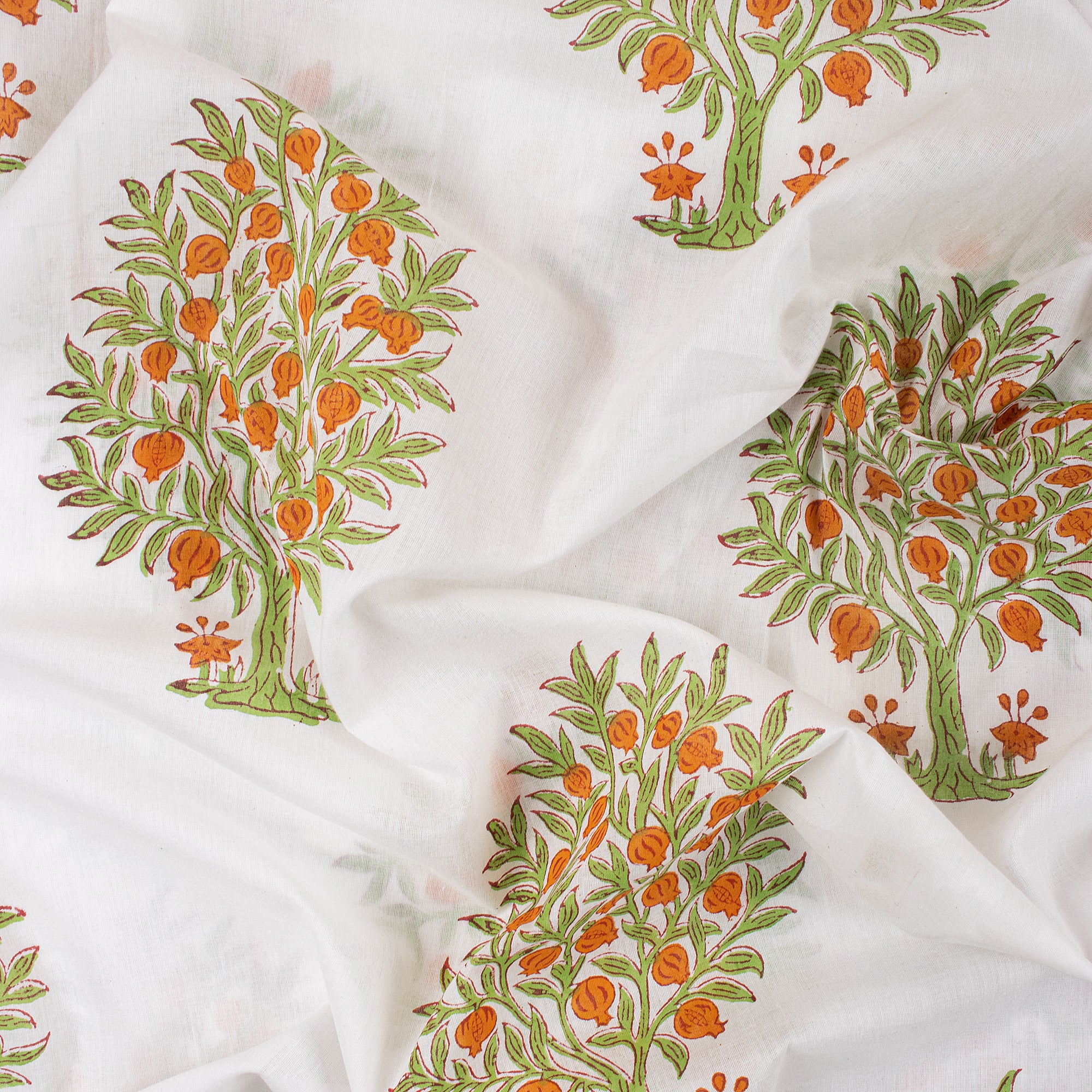 Boota Print Indian Hand Block Cotton Cloth Fabric - Image 3