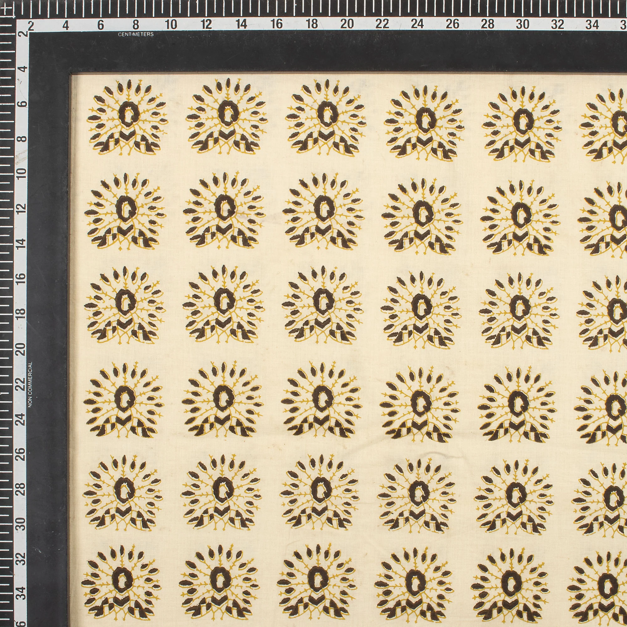 Bagru Hand Block Peacock Printed Fabric - Image 3