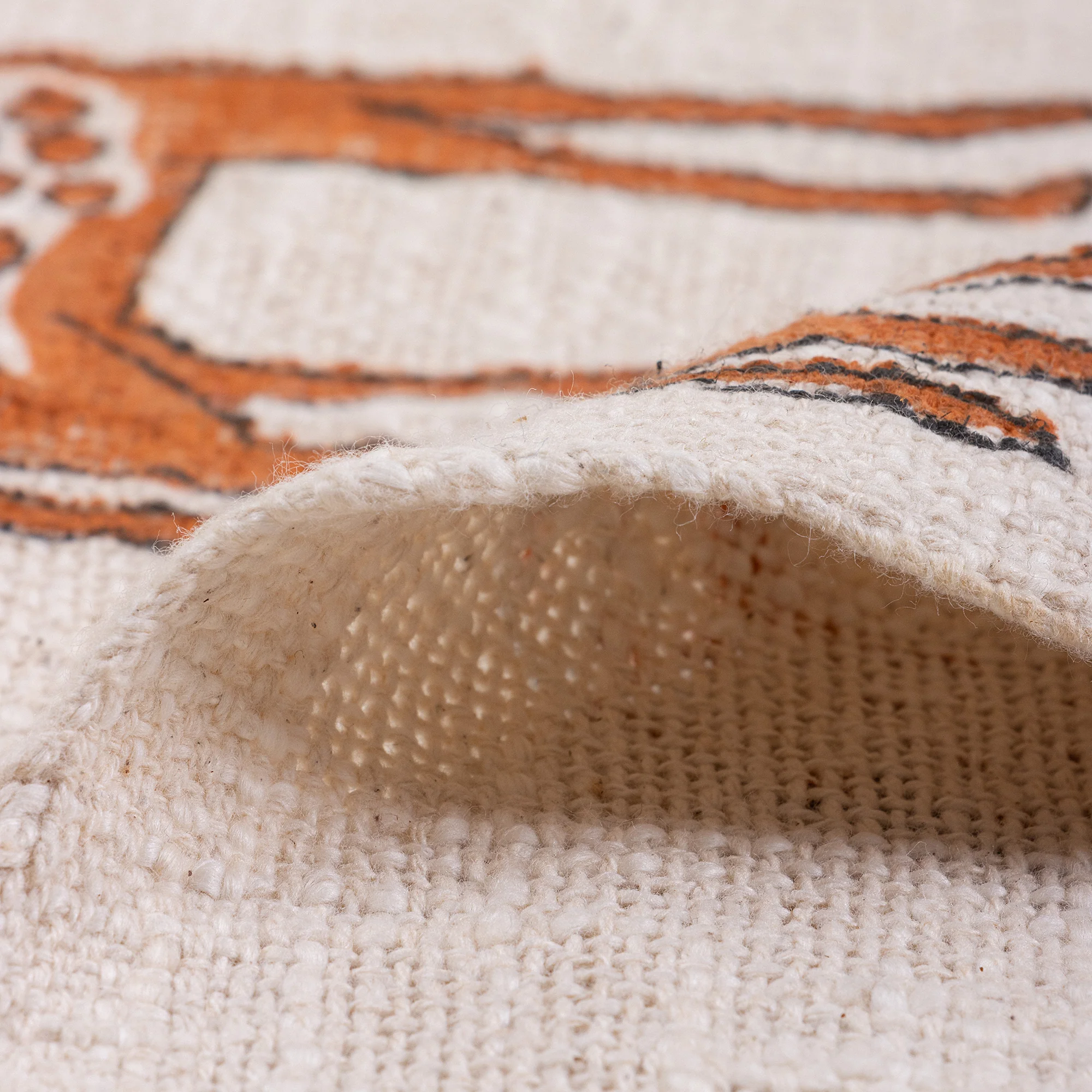 Animal Print Indian Handcrafted Block Print Cotton Throw Blanket - Image 11
