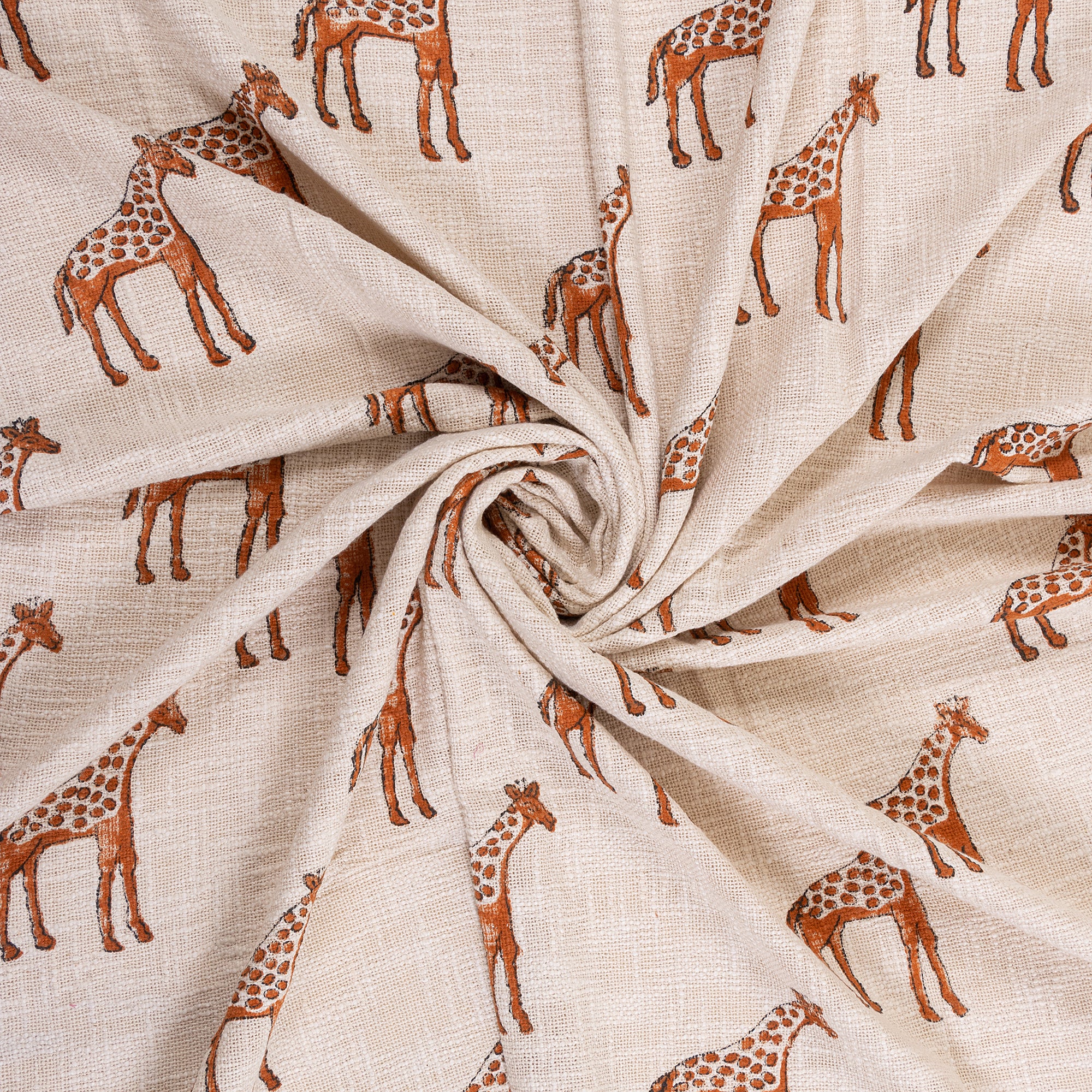 Animal Print Indian Handcrafted Block Print Cotton Throw Blanket - Image 8