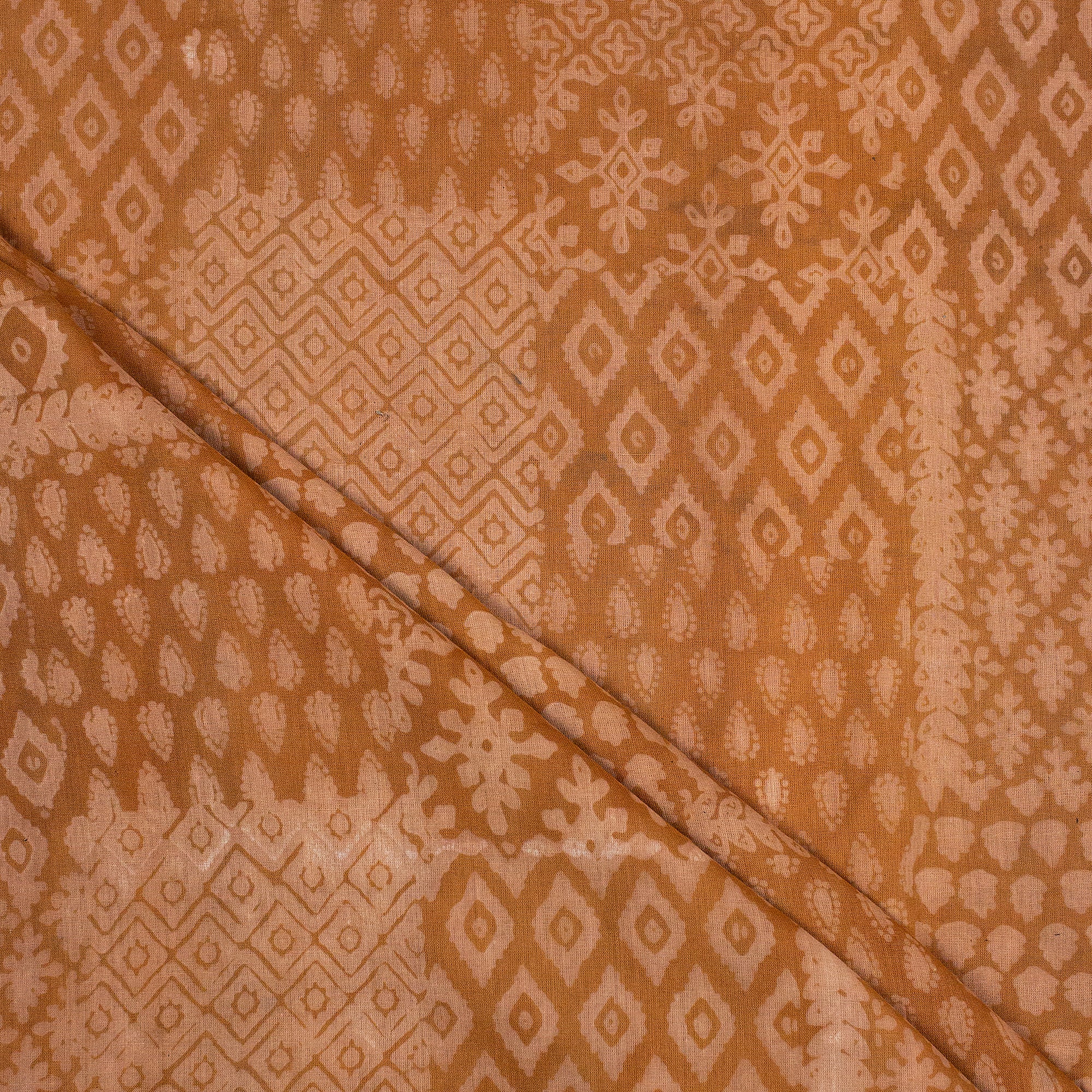 Cotton Hand Block Print Dabu Fabric