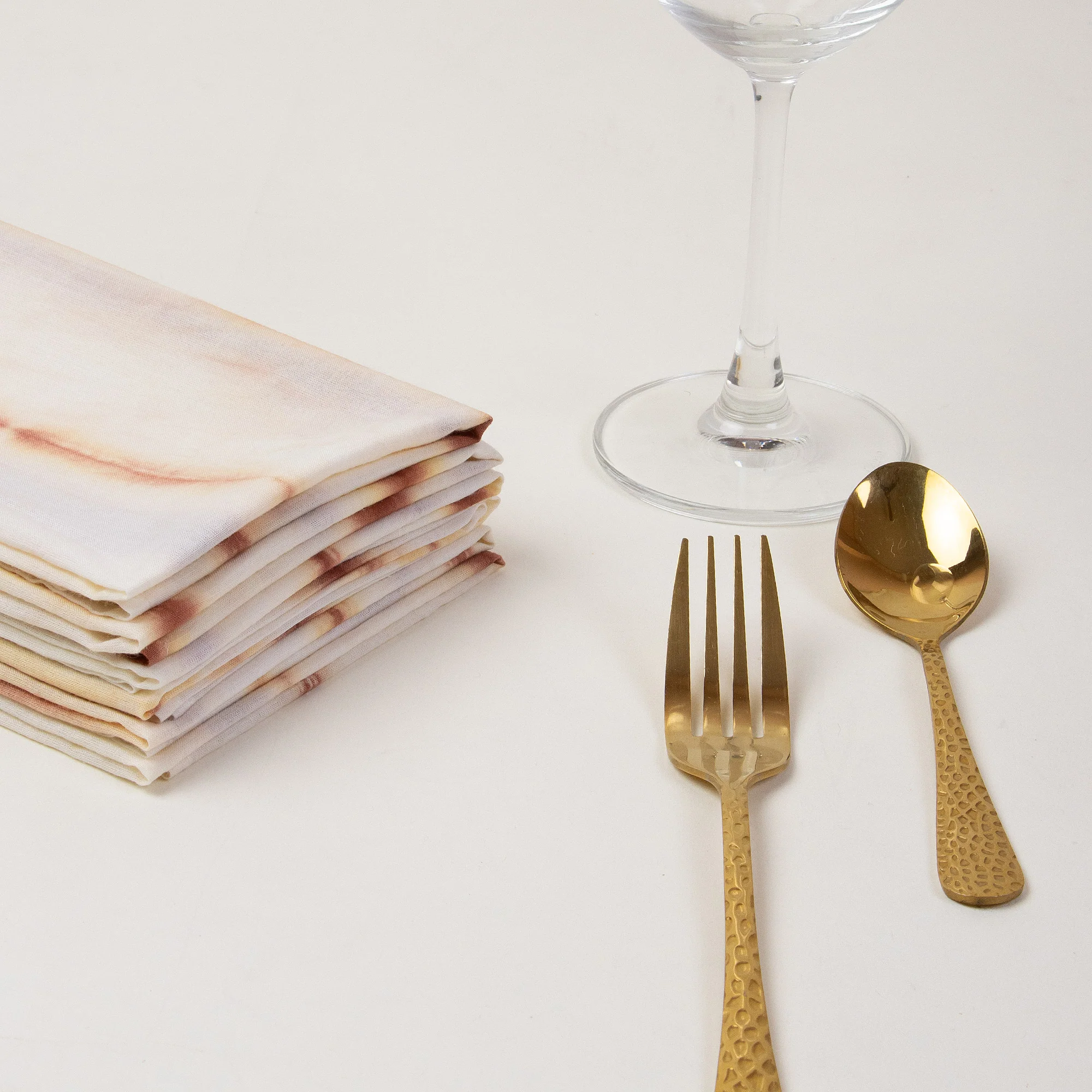Striped Hand Block Printed Cotton Napkins Cloth - Image 6
