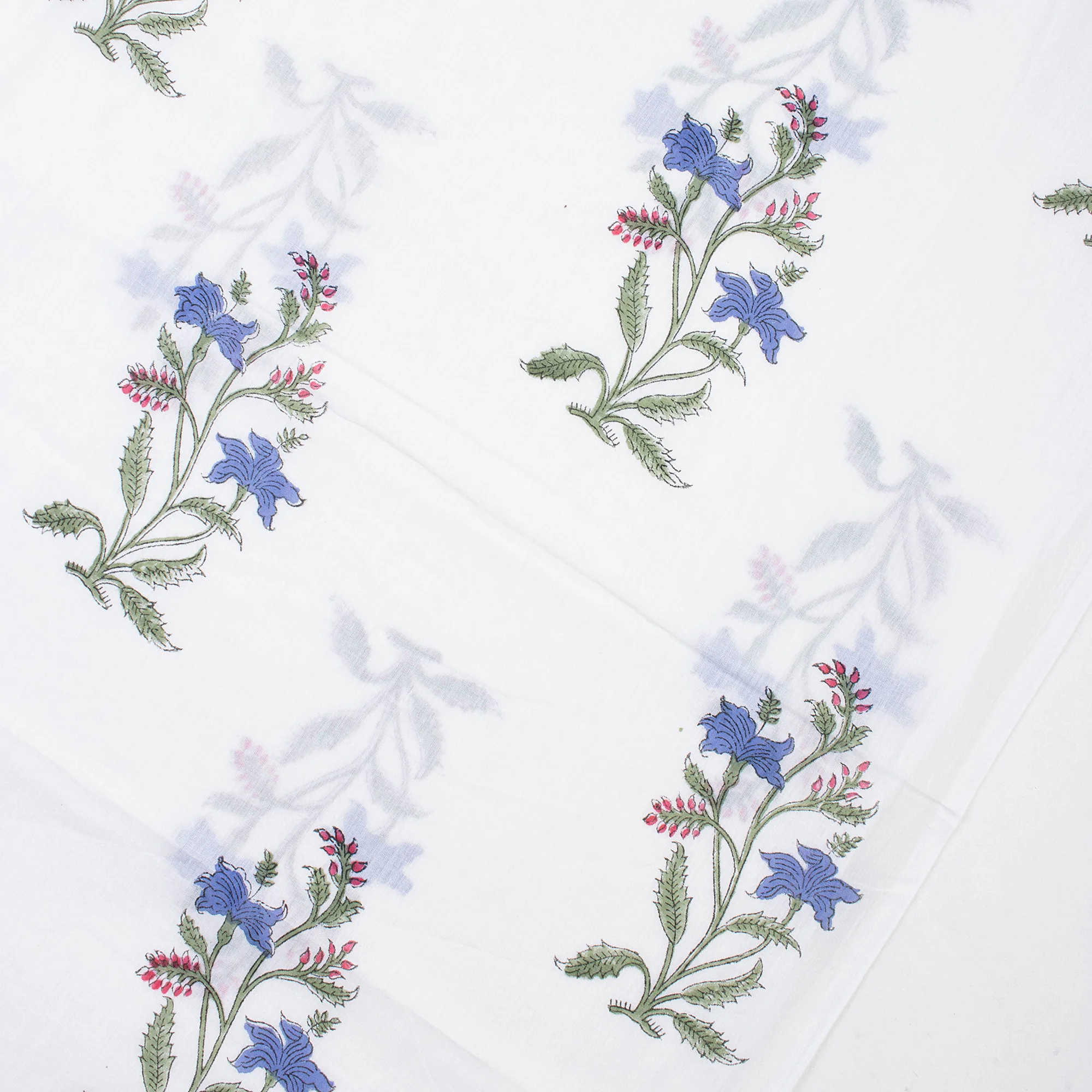 Sustainable Hand Block Printed Pure Cotton Fabric - Image 5