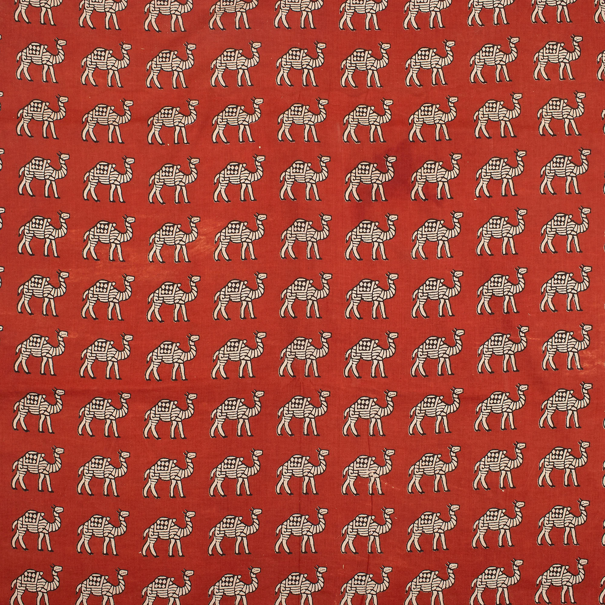 Hand Block Bagru Print Fabric - Image 4