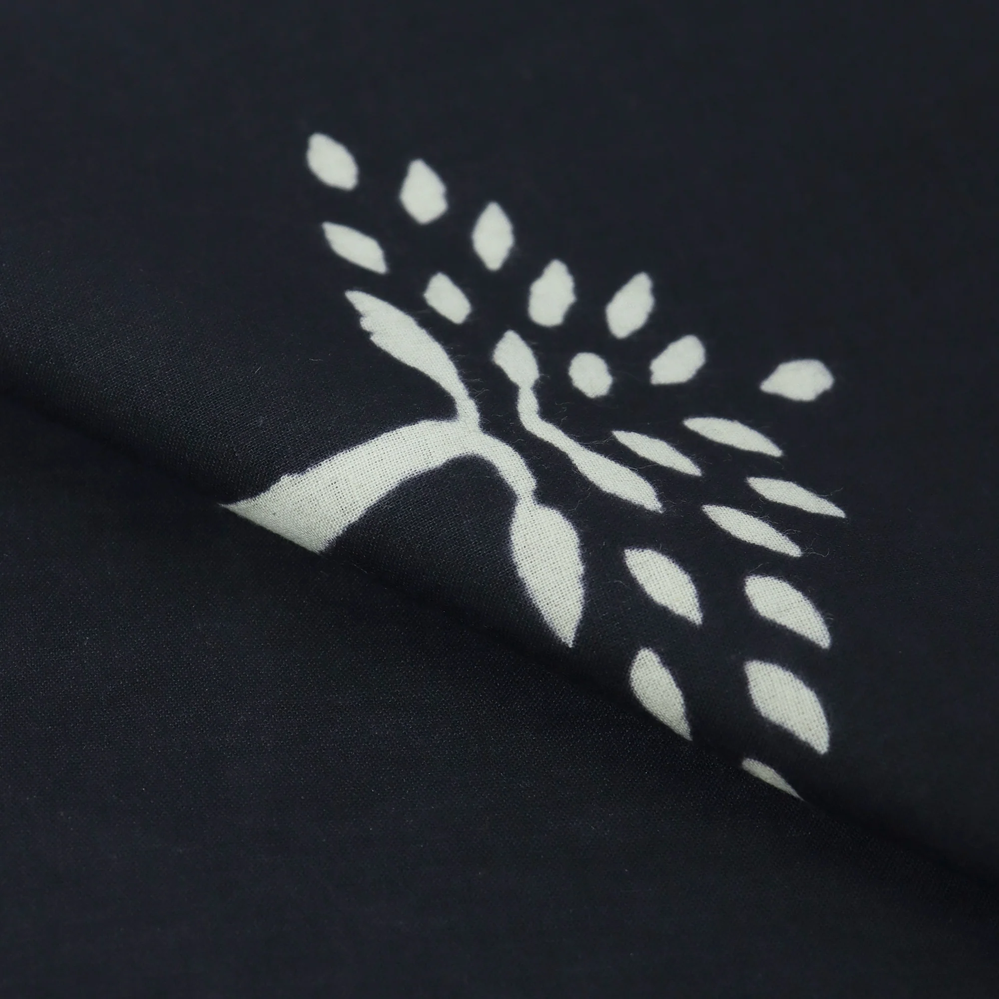 Premium Cotton Black and White Fabric - Image 3