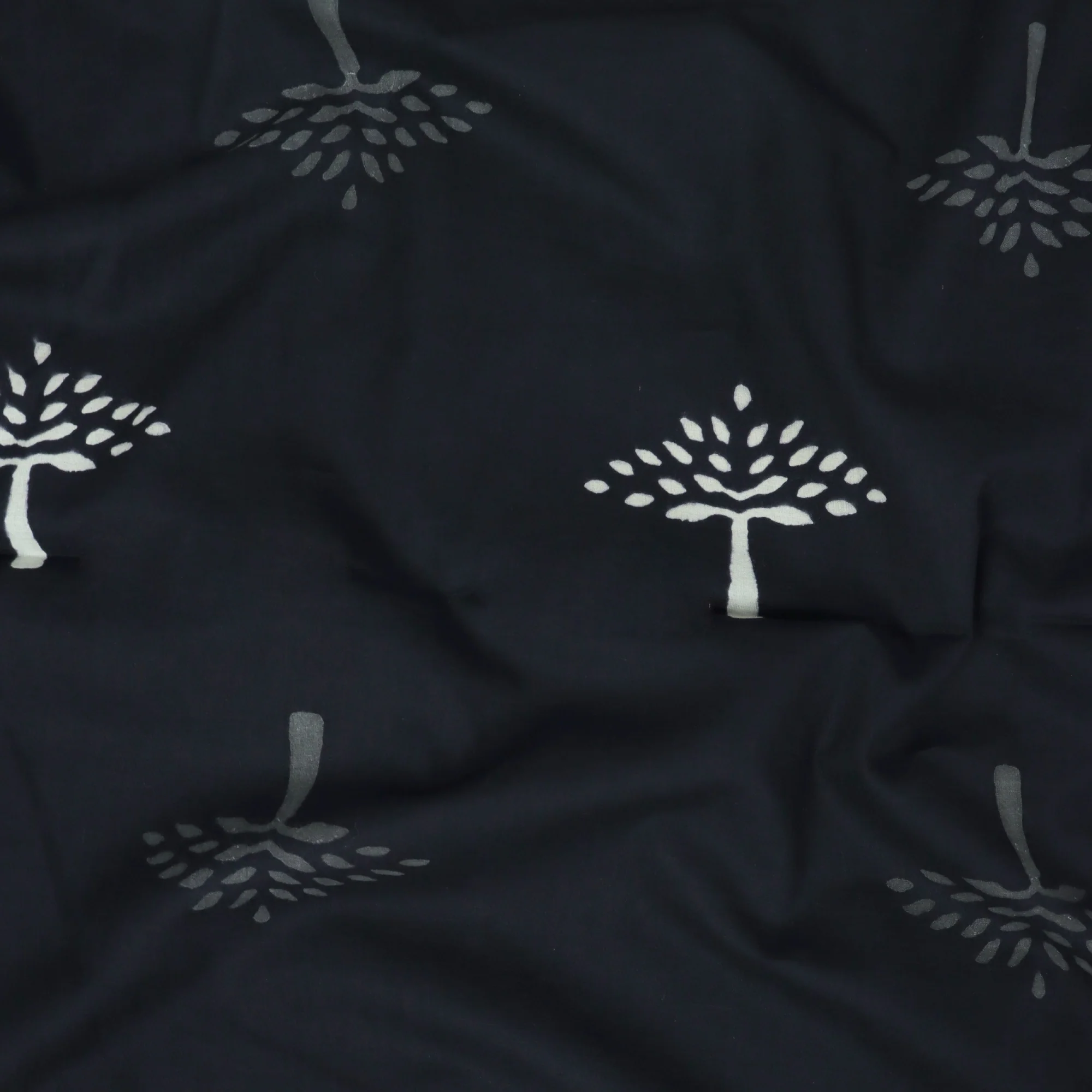Premium Cotton Black and White Fabric - Image 4