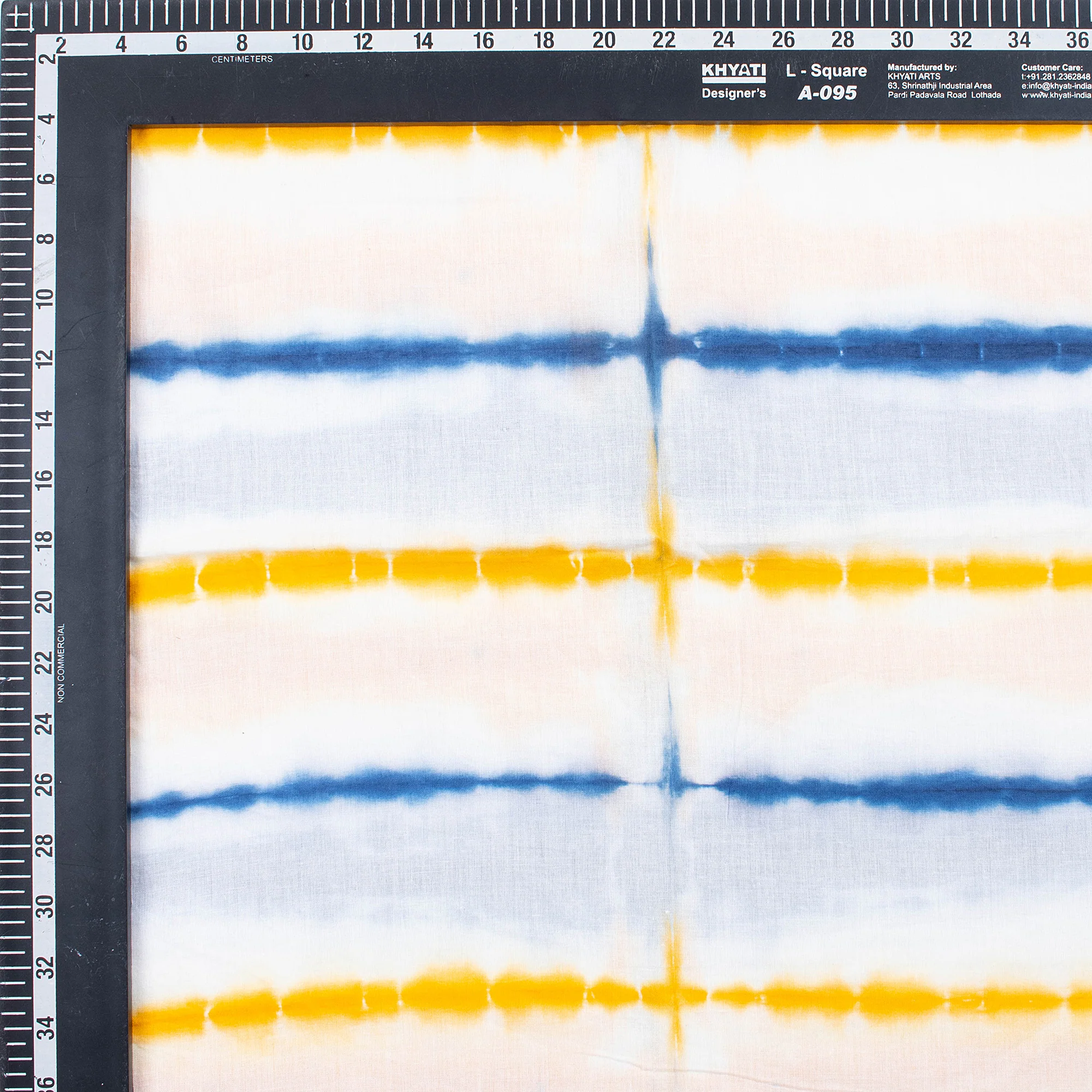 Cotton Handmade Shibori Tie Dye Fabric - Image 2