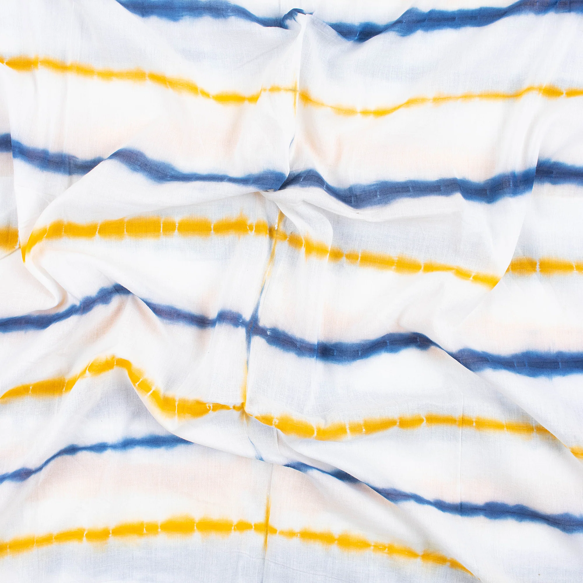 Cotton Handmade Shibori Tie Dye Fabric - Image 5