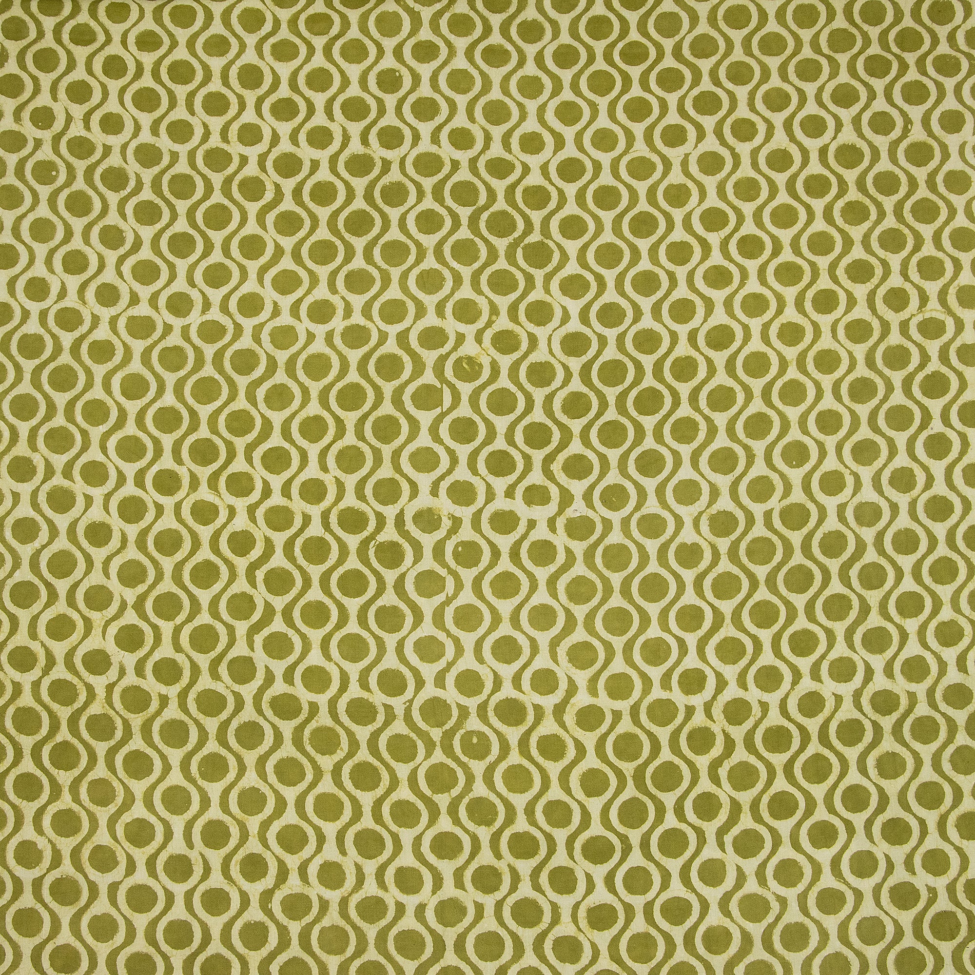 Dabu Hand Block Print Cotton Fabric - Image 3